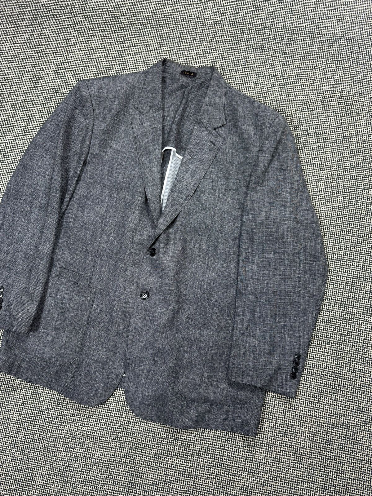 Isaia Isaia heritage poly micro comp sport blazer jacket luxury Size 46R - 1 Thumbnail