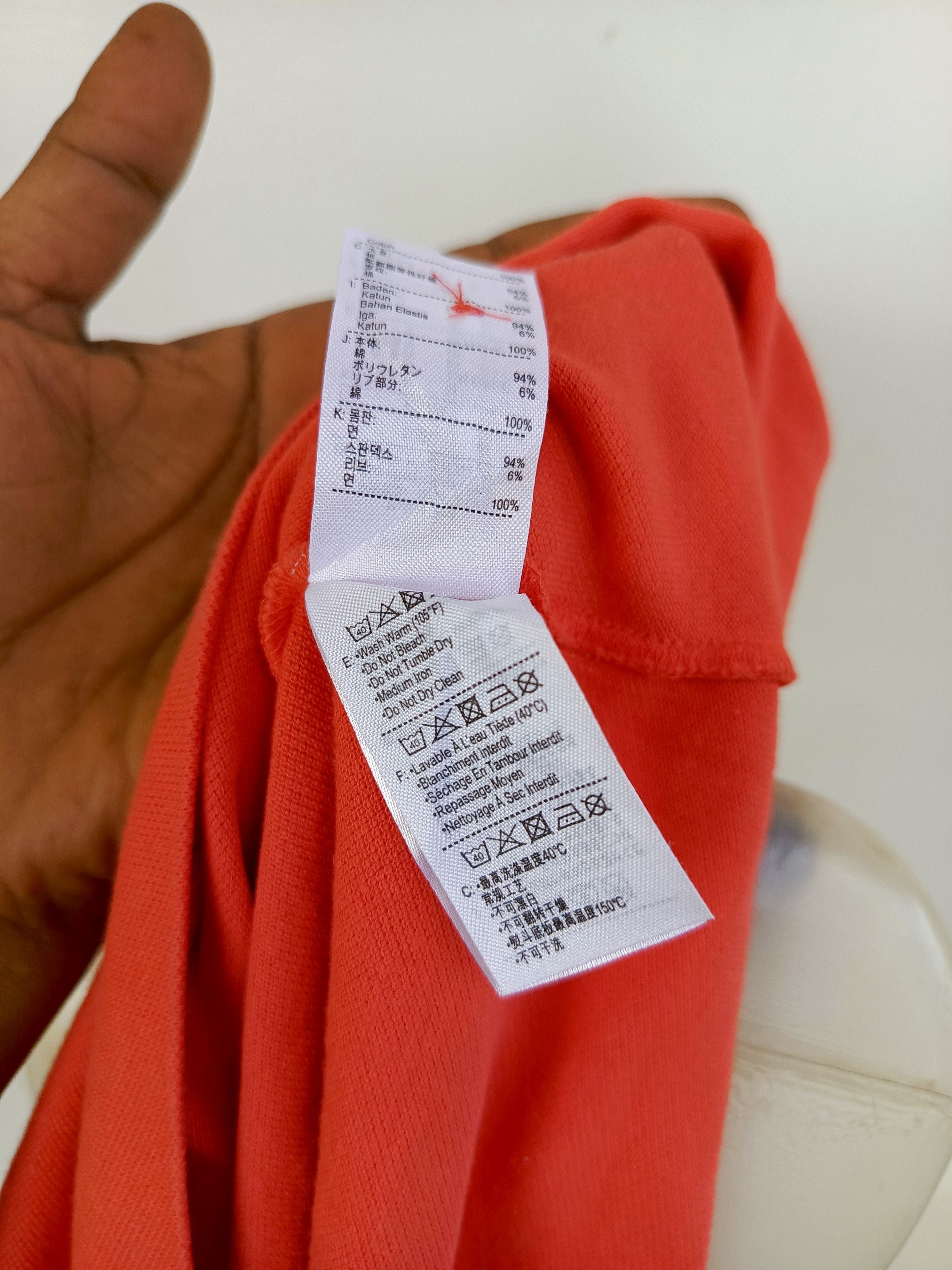 Lacoste Lacoste Polo Dress Red Short Sleeve Size XS / US 0-2 / IT 36-38 - 8 Thumbnail
