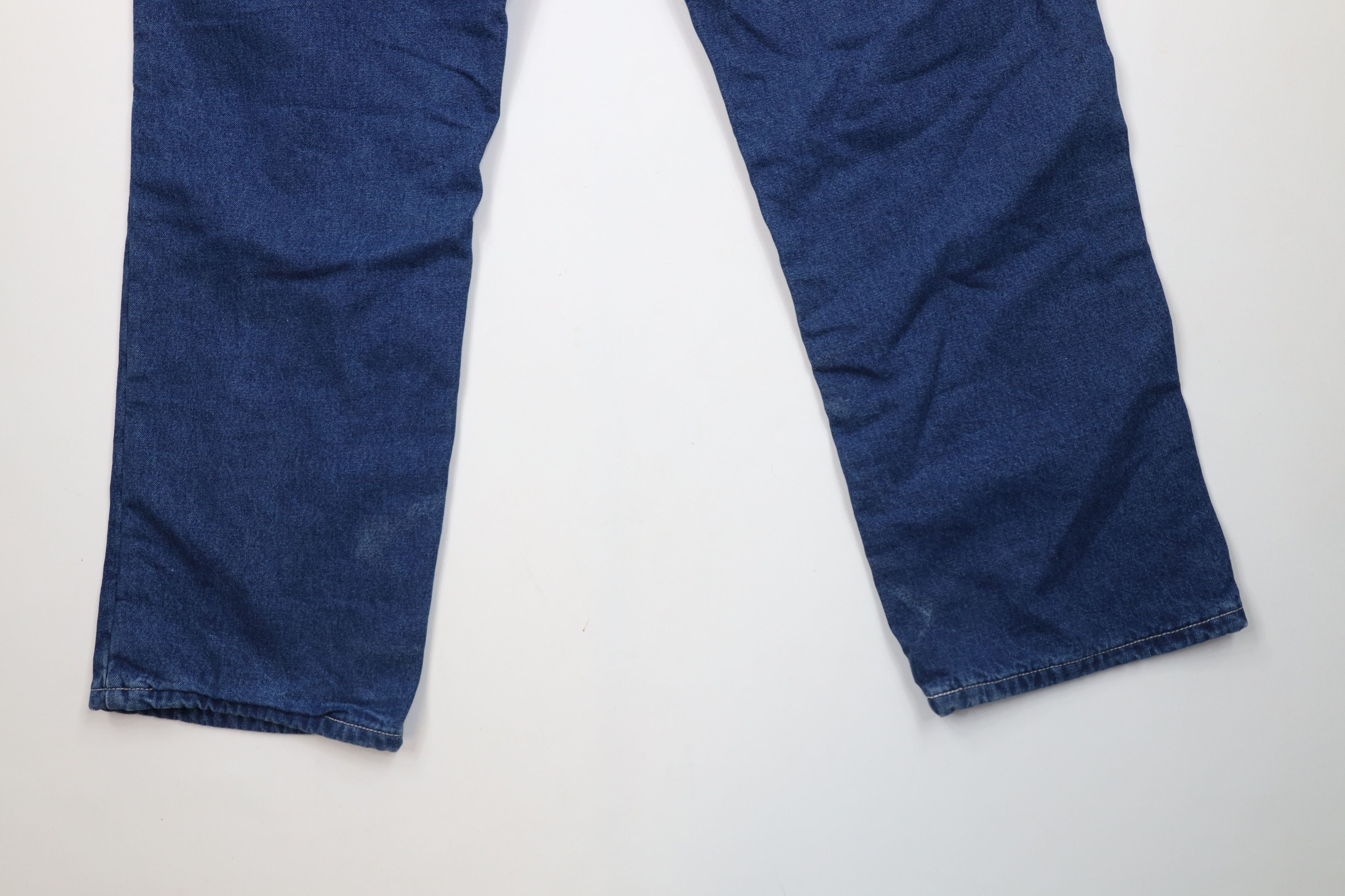 Dickies Vintage Dickies Fit Flannel Lined Wide Leg Dungaree Jeans Size US 38 / EU 54 - 14 Thumbnail