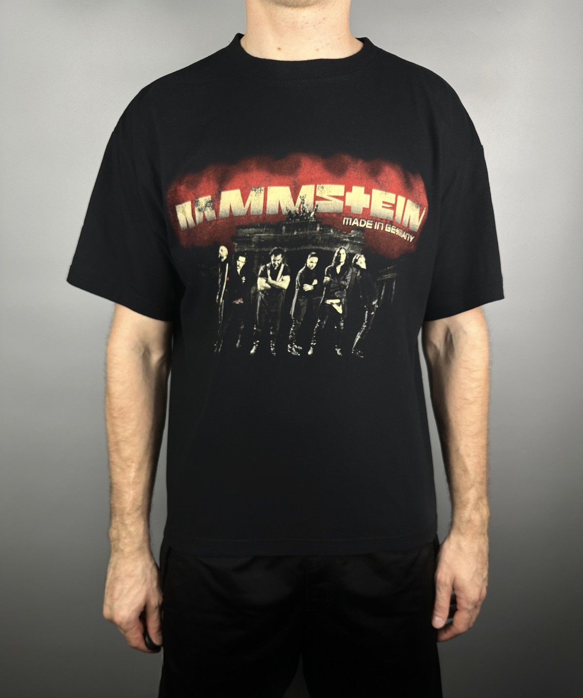 Band Tees Rammstein Made In Germany Graphic Metal Rock T Shirt Tee Size US XL / EU 56 / 4 - 2 Thumbnail