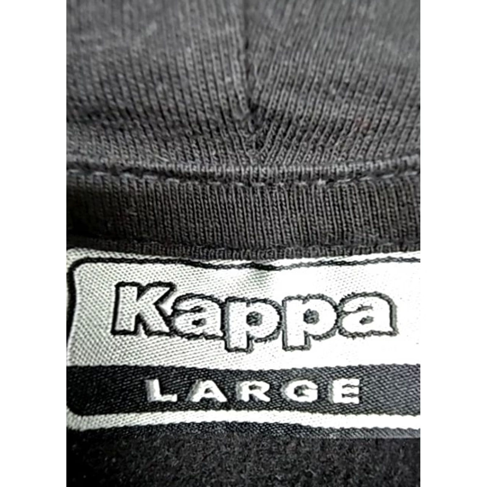 Kappa Kappa Men’s Black Pullover Hoodie Large Logo Year - Size US L / EU 52-54 / 3 - 3 Thumbnail