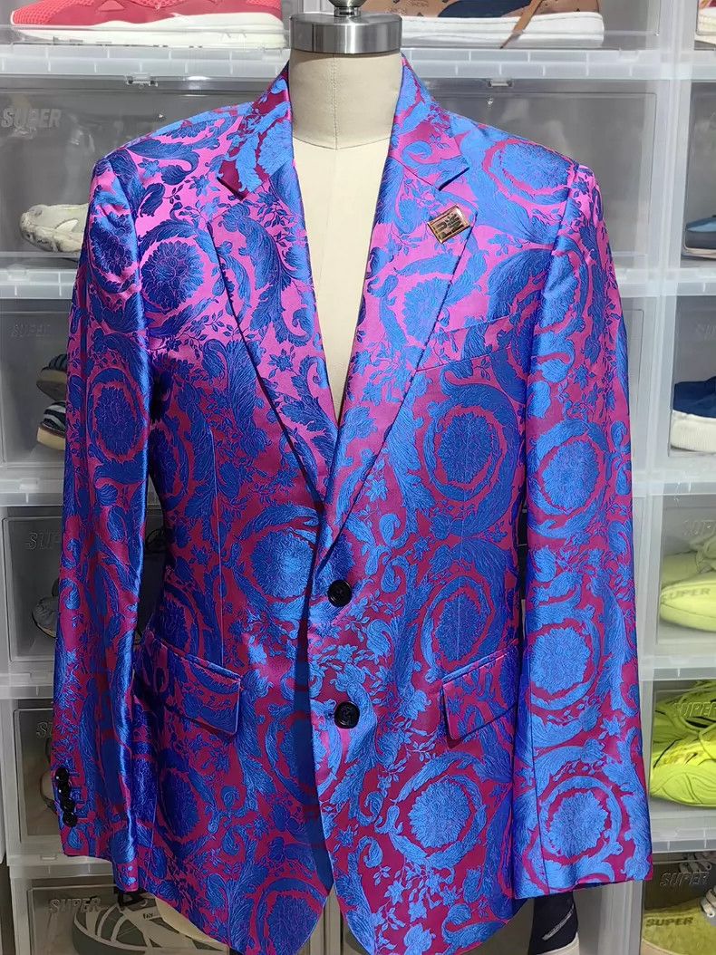 Versace Versace Printed silk suit Size US M / EU 48-50 / 2 - 3 Thumbnail