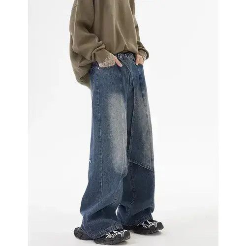 VIBE Punk Hip Hop Patchwork Jeans Size US 32 / EU 48 - 4 Thumbnail