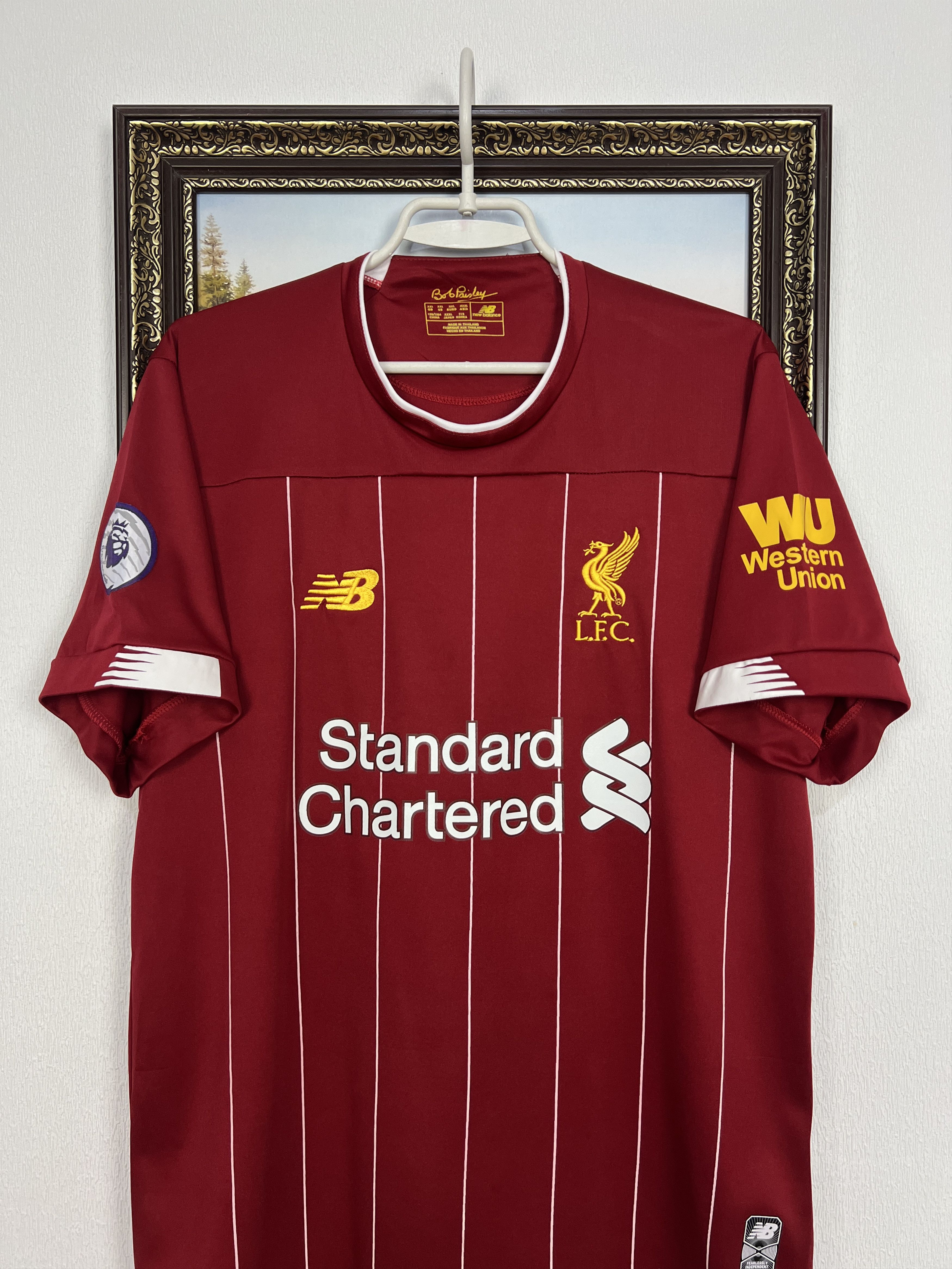 New Balance Liverpool Home football shirt 2019 Soccer Red Jersey Mens Size US XXL / EU 58 / 5 - 2 Thumbnail