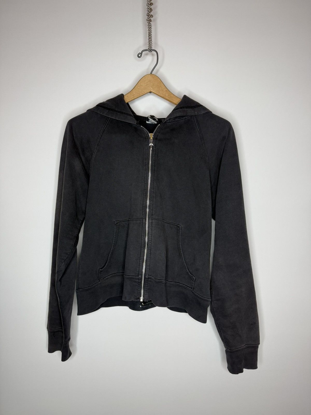 Chrome Hearts × Designer LEATHER CROSS PATCH CHROME HEARTS HOODIE Size XS / US 0-2 / IT 36-38 - 2 Thumbnail
