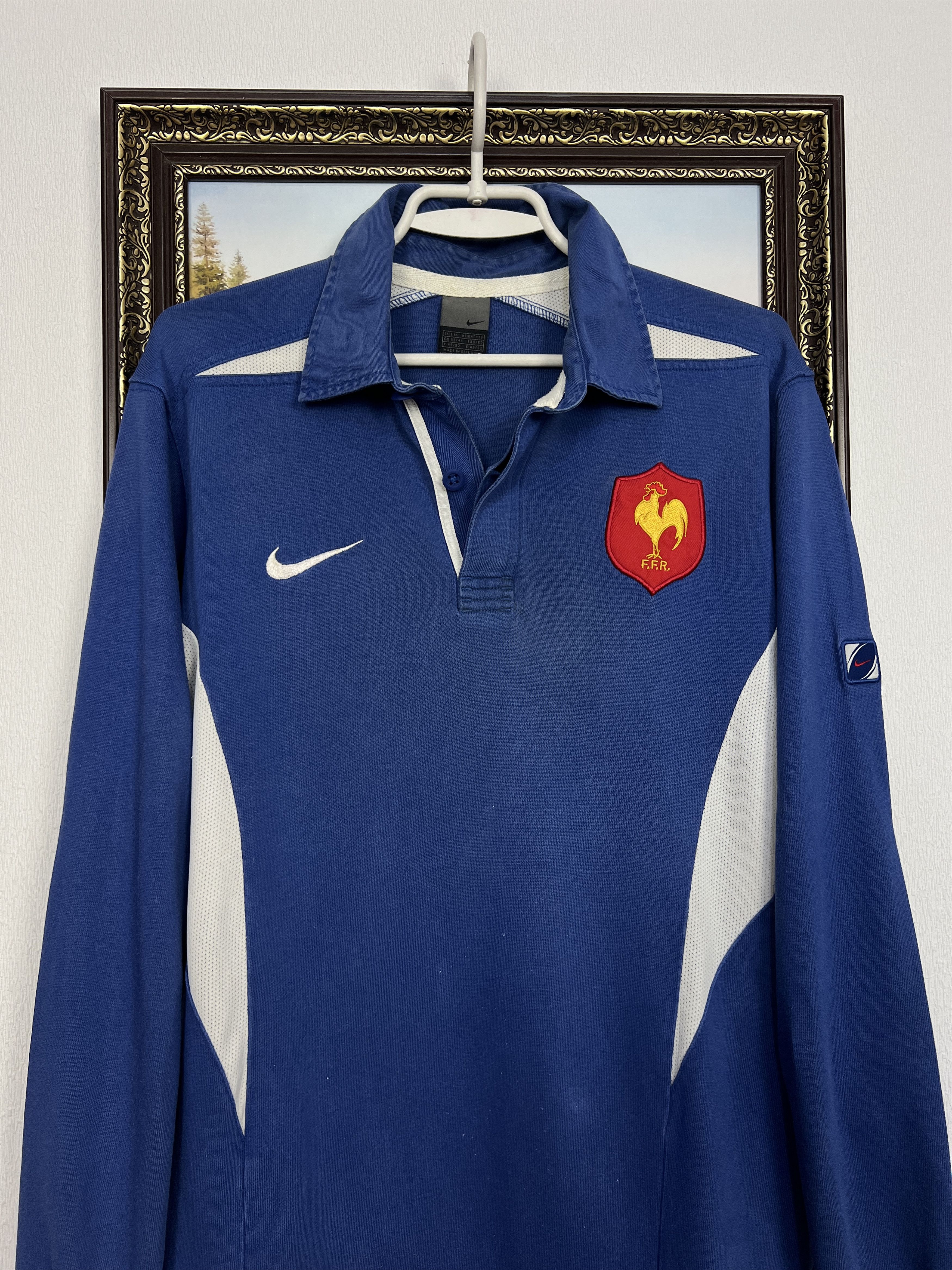 Nike Vintage Francel Rugby Union Long Sleeve Jersey Trikot Rare Size US M / EU 48-50 / 2 - 2 Thumbnail