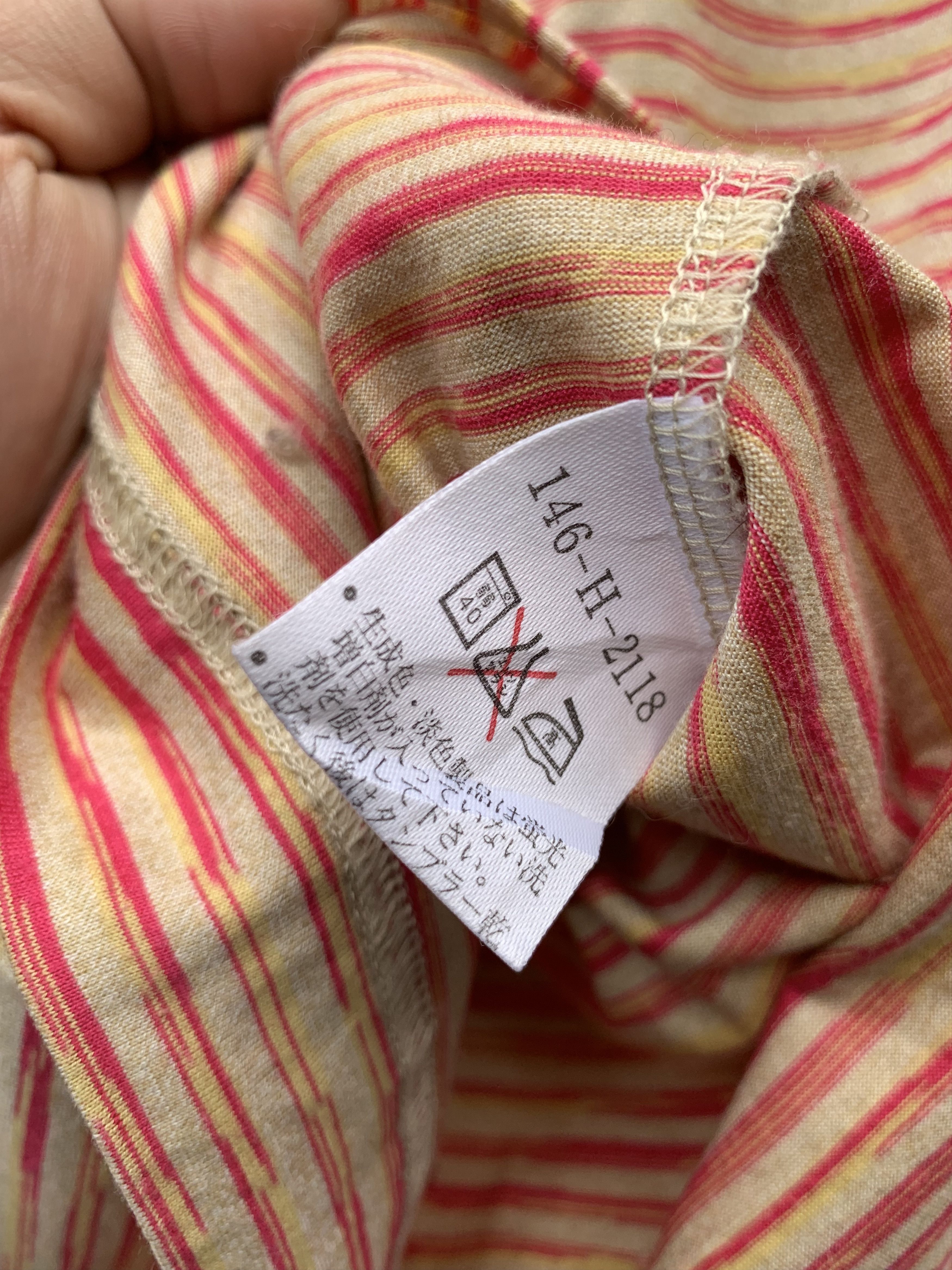 Missoni Vintage Missoni Intimo Stripes Longsleeve Top Tee Size M / US 6-8 / IT 42-44 - 6 Thumbnail