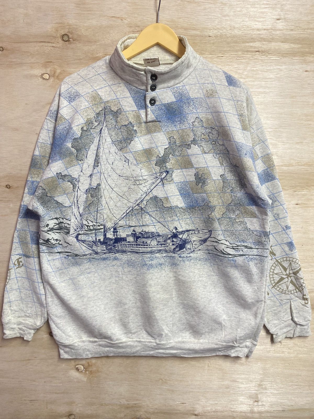 Arts & Science Vintage CAPE COD shark amusement park sweatshirt Size US XL / EU 56 / 4 - 1 Thumbnail