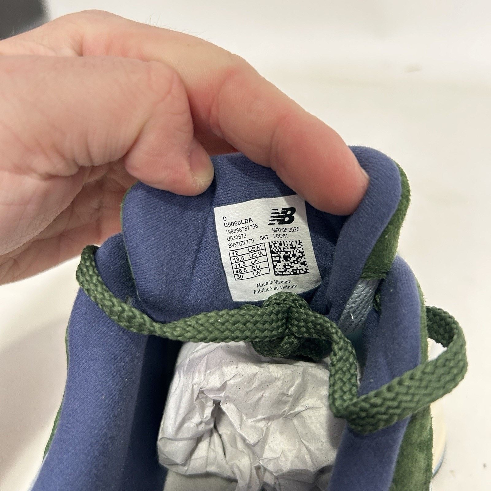 New Balance New Balance 9060 Running Shoes “Dark Alpine Green” U9060LDA Size US 12 / EU 45 - 6 Thumbnail