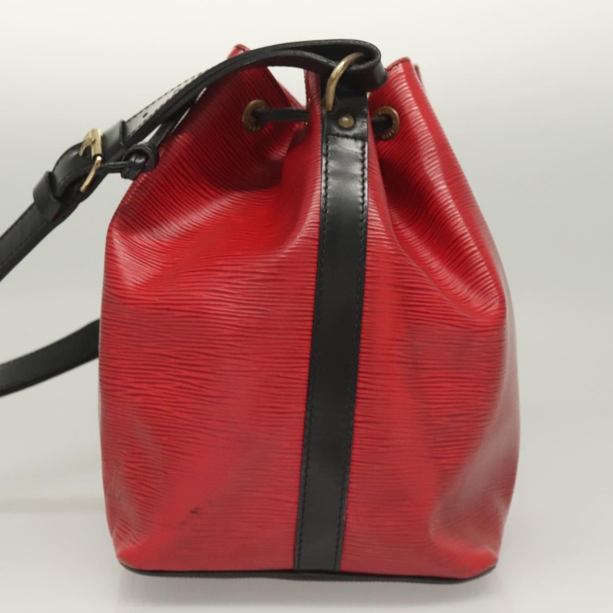 Louis Vuitton LOUIS VUITTON Epi Petit Noe Shoulder Bag Red M44107 Size ONE SIZE - 3 Thumbnail