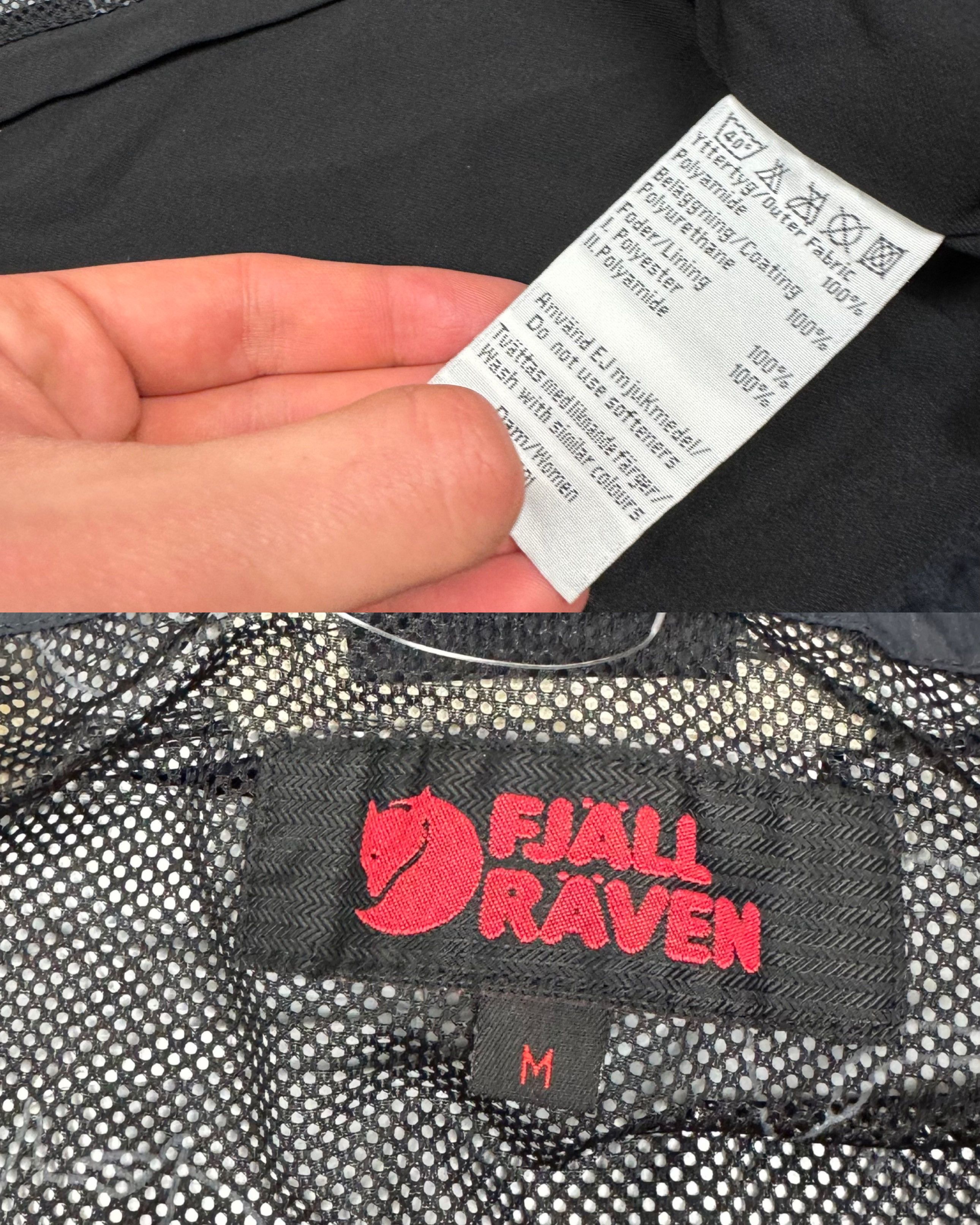 Fjallraven Vintage Fjallraven Black Gray Gore-Tex Jacket Medium Size US M / EU 48-50 / 2 - 2 Thumbnail