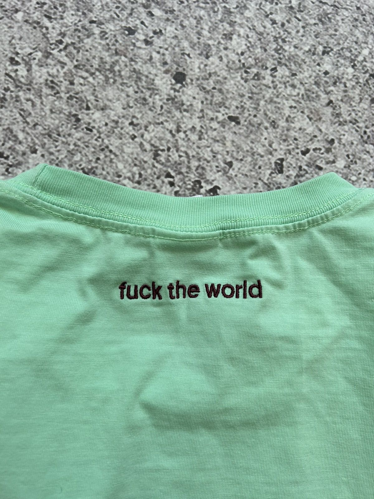 Supreme Luxury Rare Supreme Fuck The World T-Shirt Y2K HYPE CW24 Size US XL / EU 56 / 4 - 9 Thumbnail