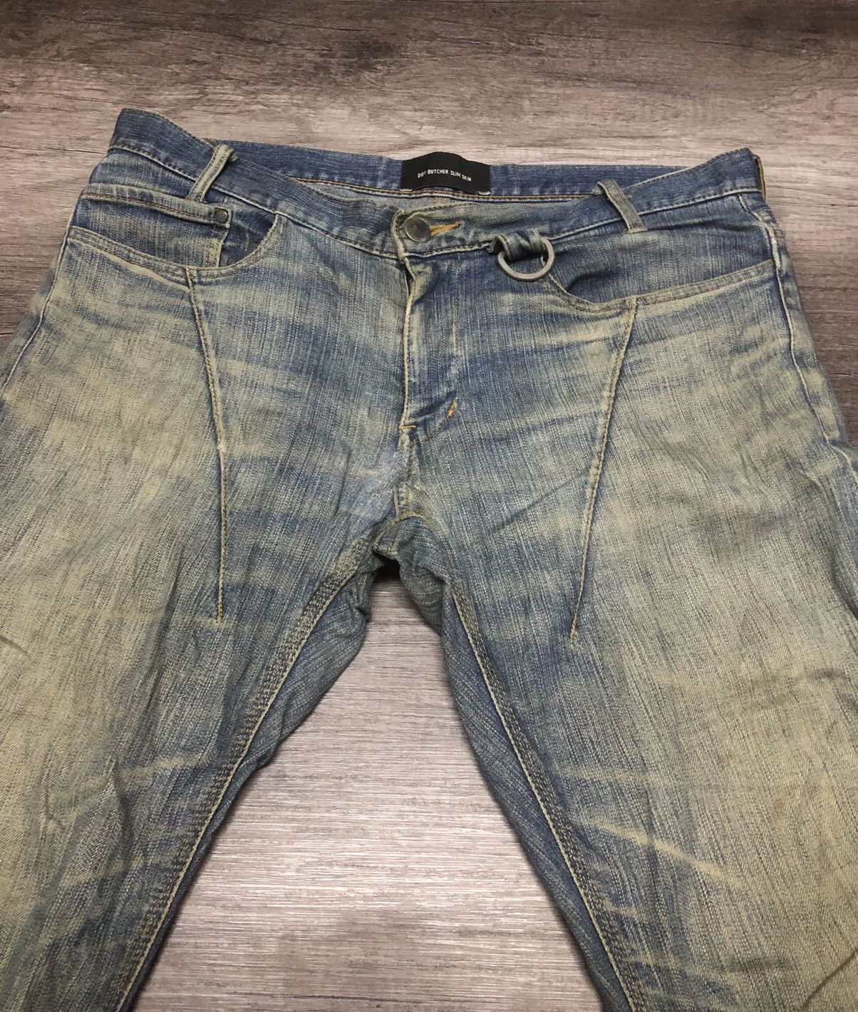 Designer × Diet Butcher Slim Skin VINTAGE DIET BUTCHER SLIM SKIN DENIM JEANS (UNISEX) Size US 33 - 3 Thumbnail