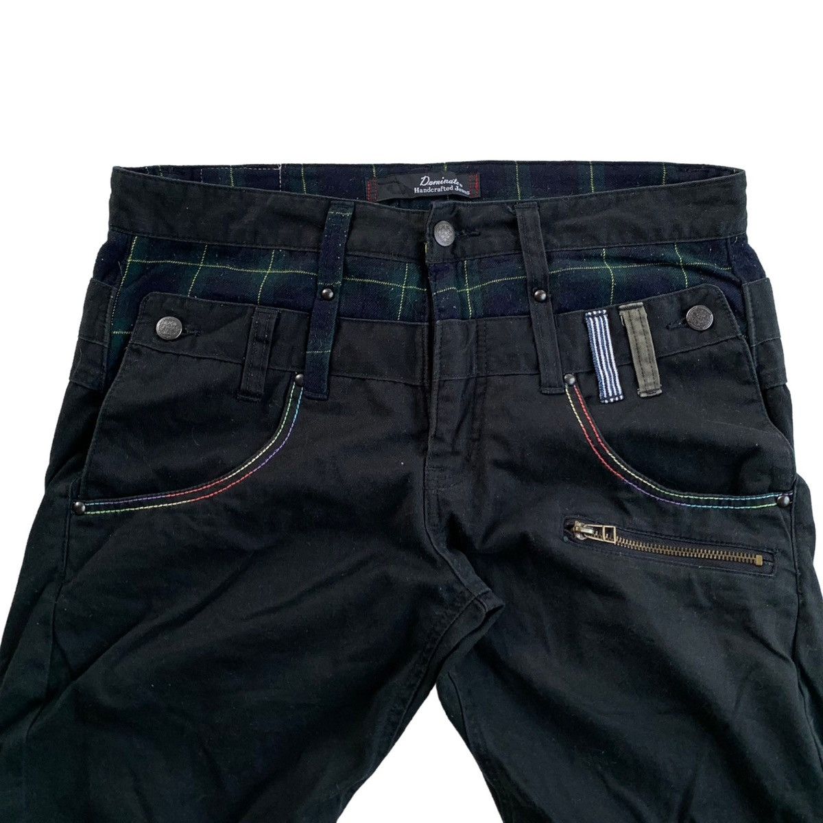 Japanese Brand 2000s Japanese Brand Dominate Multi Zipper Double Waist Pant Size US 32 / EU 48 - 5 Thumbnail