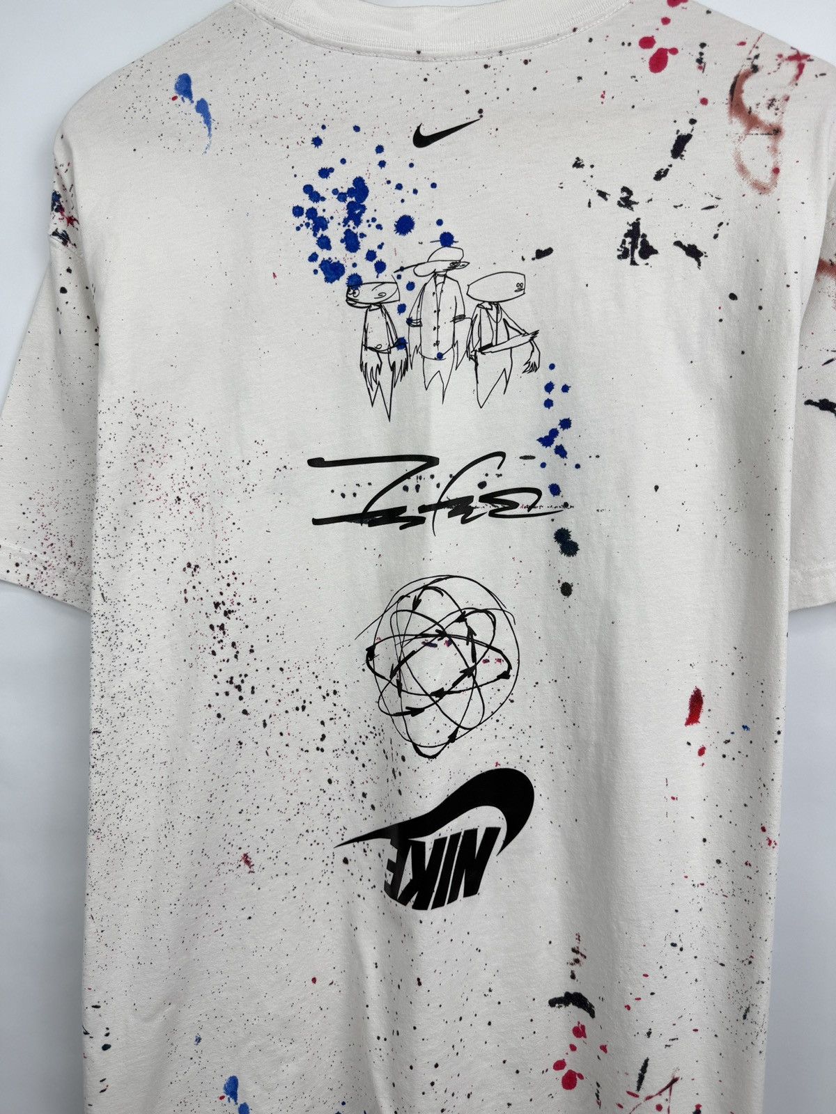 Futura × Nike 🇺🇸 Nike Futura Max 90 Breaking T-Shirt Y2K Art Rare Retro Size US M / EU 48-50 / 2 - 13 Thumbnail
