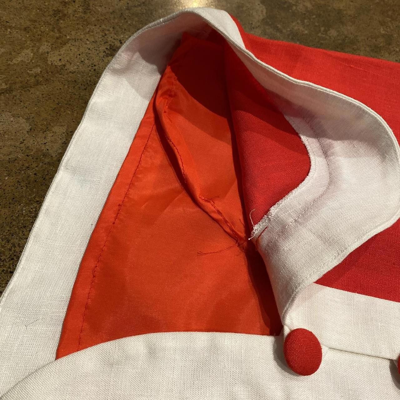 Designer Donna Ricco Women's Red and White Dress Size S / US 4 / IT 40 - 4 Thumbnail