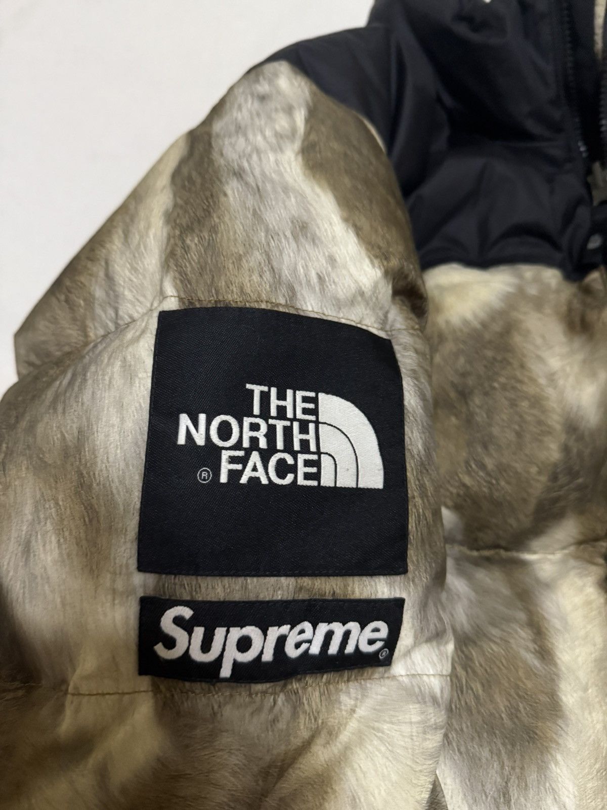 Supreme × The North Face Supreme tnf North face Fur print nuptse jacket Size US M / EU 48-50 / 2 - 4 Thumbnail
