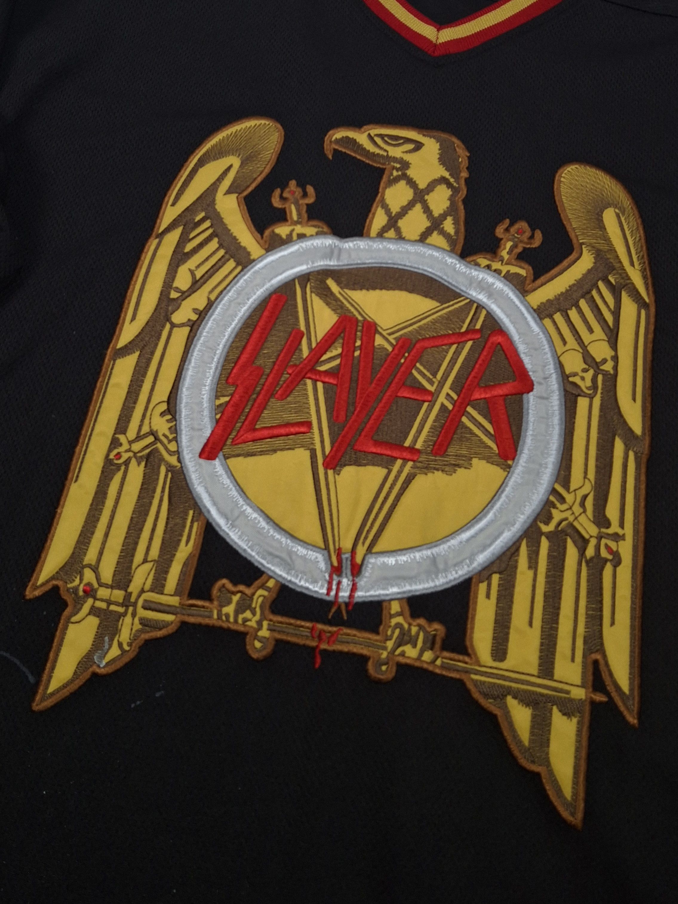 Slayer Slayer thrash metal band vintage hockey jersey 00s Size US XXL / EU 58 / 5 - 3 Thumbnail