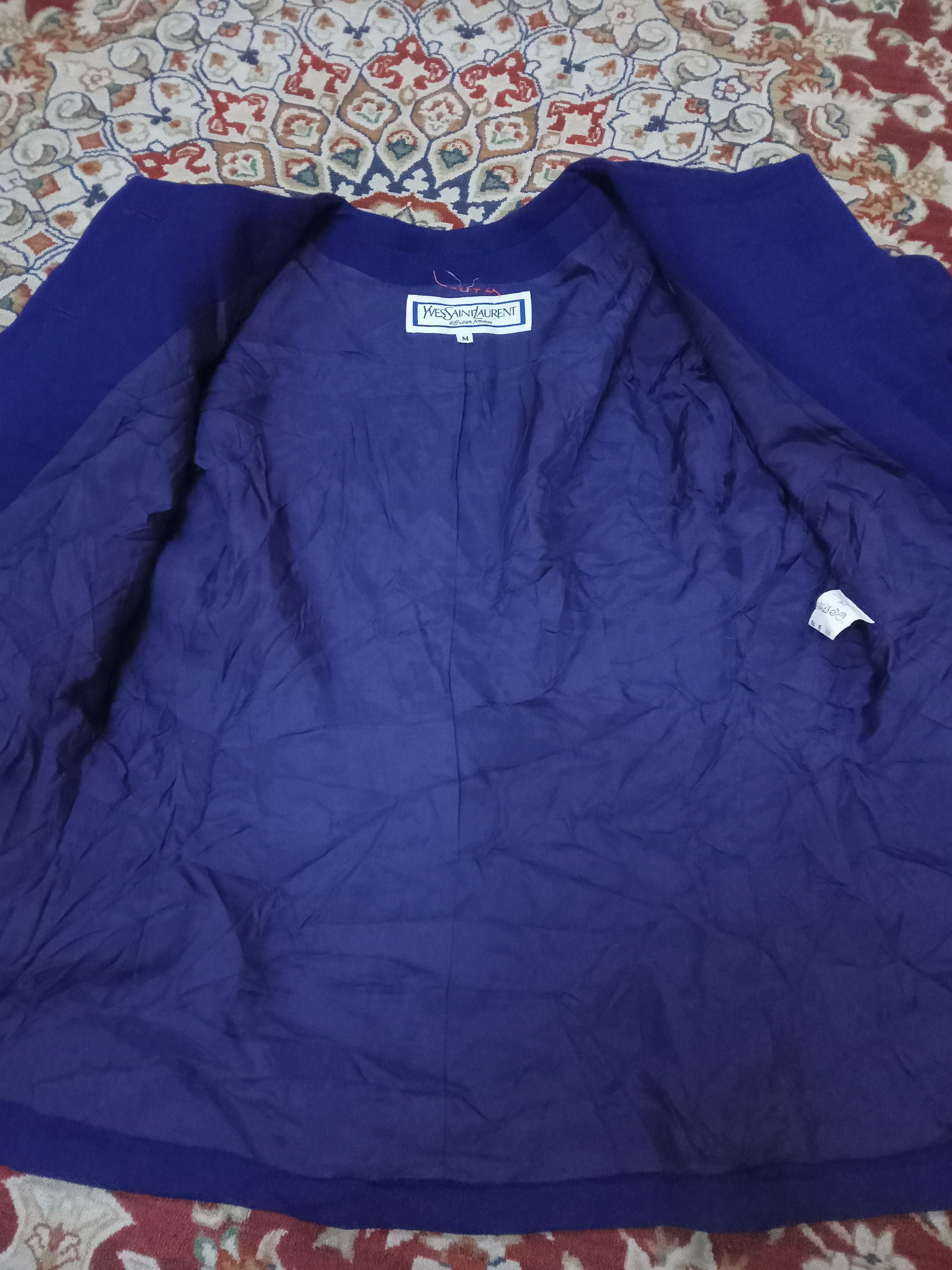 Yves Saint Laurent Yves Saint Laurent Vintage Jacket Size M / US 6-8 / IT 42-44 - 10 Thumbnail