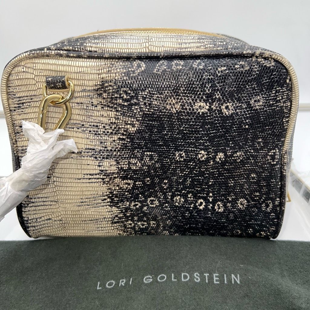 Other LOGO by Lori Goldstein Snakeskin Embossed and Pink Leather Double Zip Camera Crossbody Bag Size ONE SIZE - 2 Thumbnail