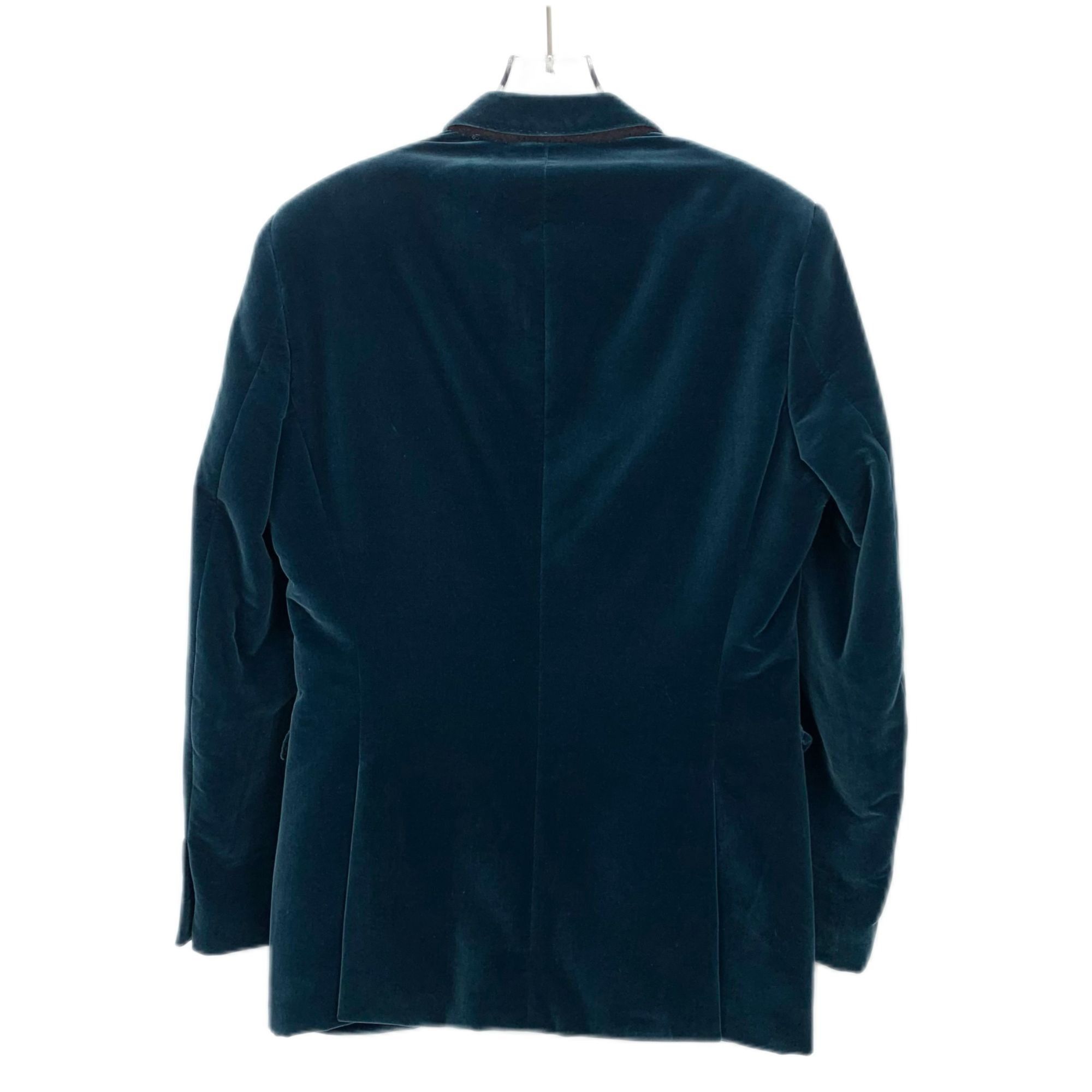 Burberry [Burberry] Blue Cotton Suede Notch Lapel Blazer 48 (M) Size 42R - 10 Thumbnail