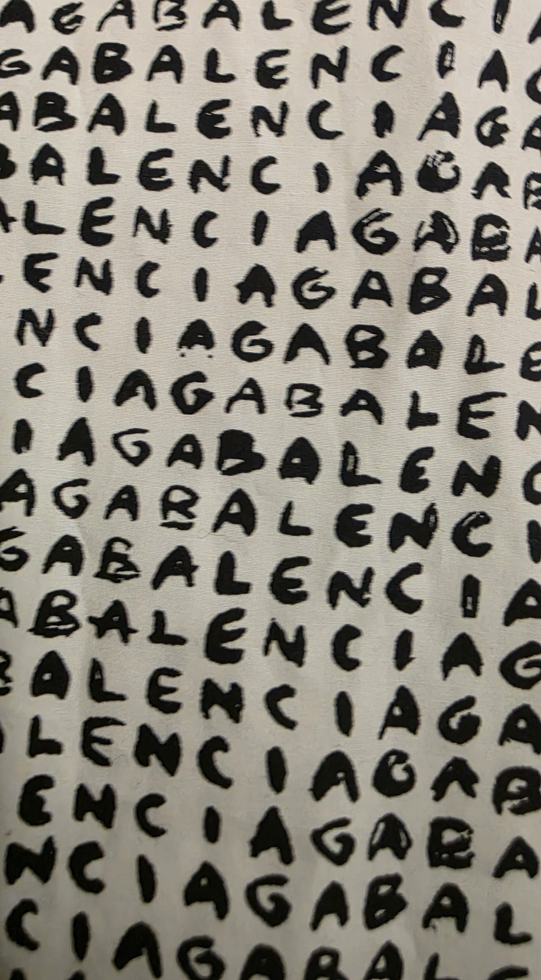 Balenciaga Balenciaga Archive Letters Cotton Poplin Black/White Size US XXS / EU 40 - 5 Thumbnail