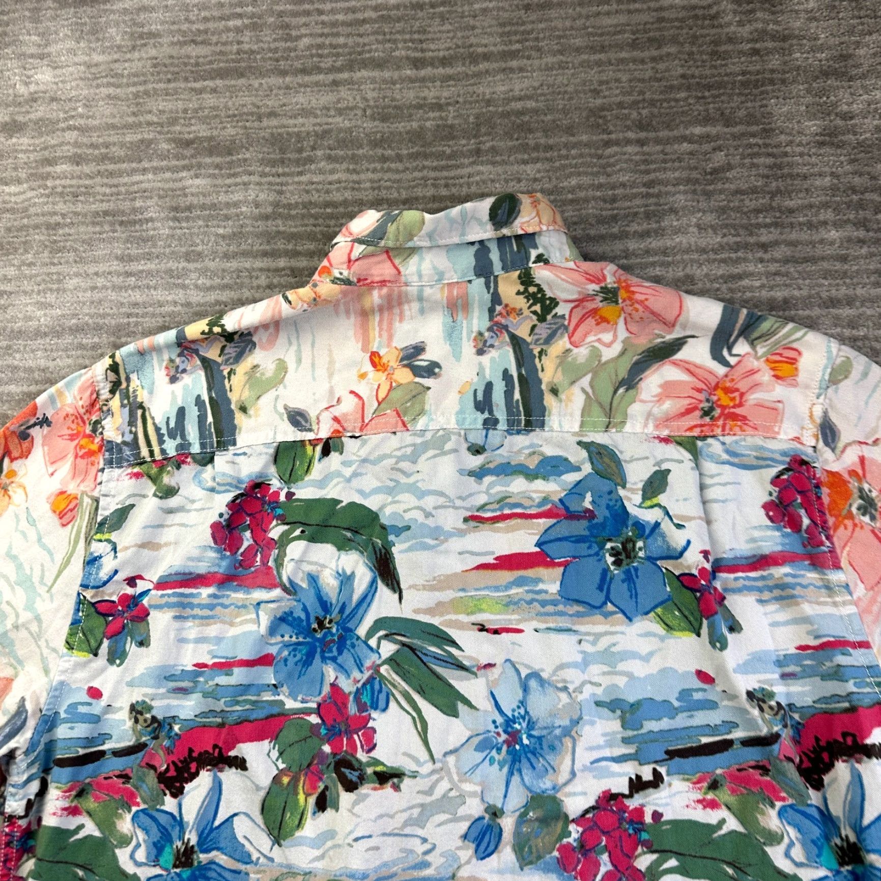 Tommy Bahama Tommy Bahama Shirt Mens Medium Hibiscus Floral All Over Print Tencel Size US M / EU 48-50 / 2 - 5 Thumbnail