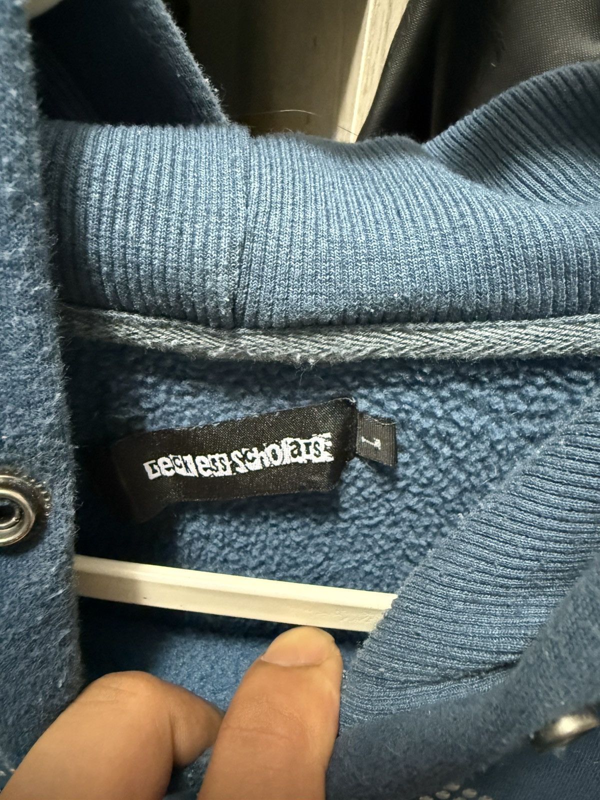 Reckless Scholars Elykong Reckless Scholars Gargoyle Hoodie - Blue Size US L / EU 52-54 / 3 - 3 Thumbnail