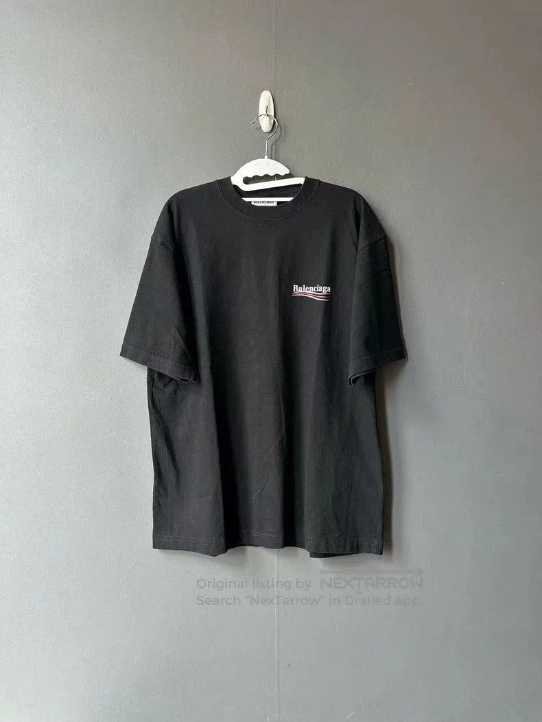 Balenciaga Balenciaga Black Coke Short Sleeve Tee. Size US S / EU 44-46 / 1 - 1 Thumbnail