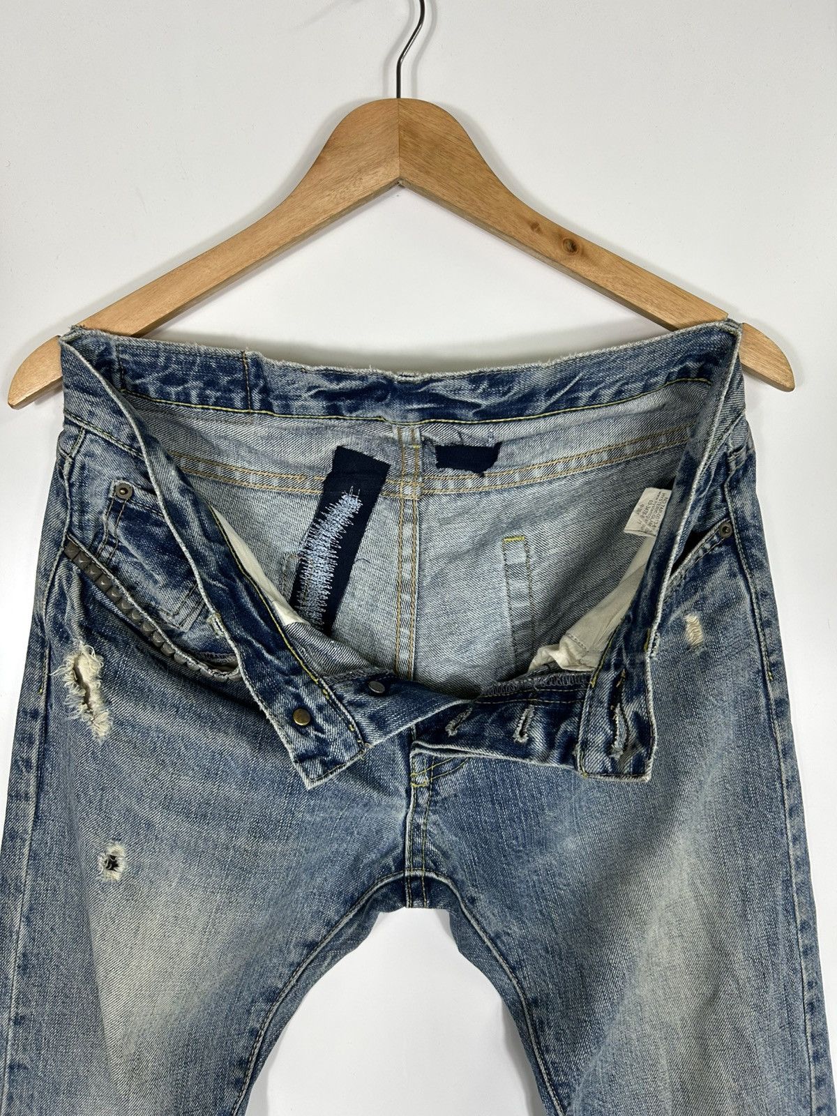 Andy Warhol × Hysteric Glamour Hysteric Glamour x Andy Warhol Distressed Vintage Jeans Size 30" / US 8 / IT 44 - 7 Thumbnail