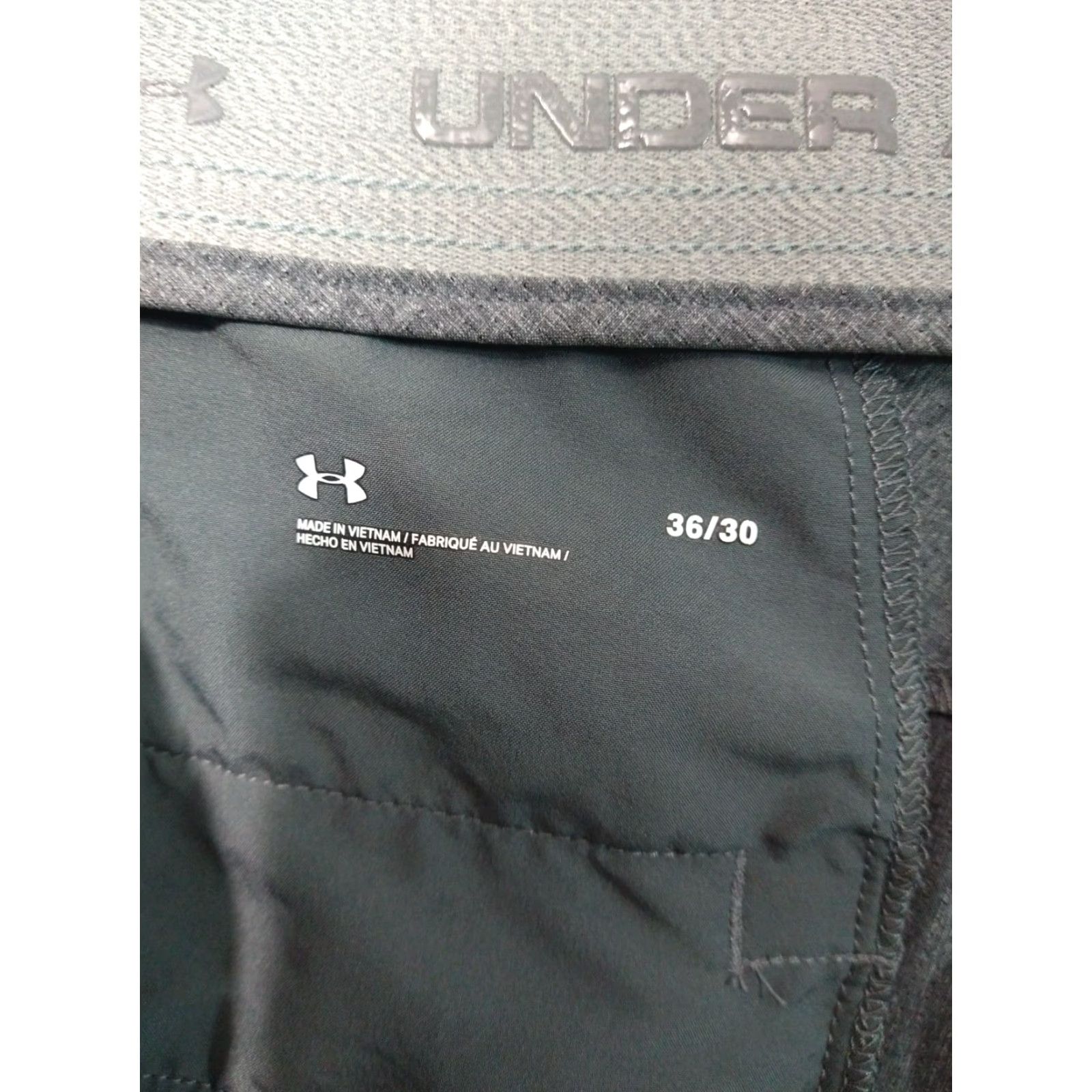 Under Armour Under Armour Pants Mens 36x30 Gray Vented Lightweight Performance Casual Sport Size US 36 / EU 52 - 7 Thumbnail
