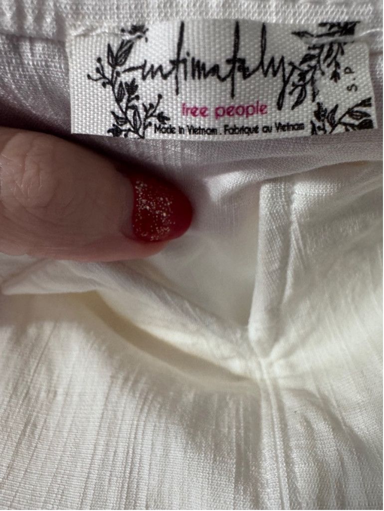 Free People Intimately Free People White Corset Tie-Strap Bodysuit Small Size S / US 4 / IT 40 - 7 Thumbnail