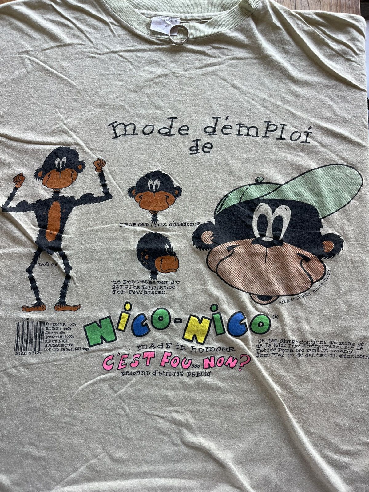 Vintage Vintage Nico-Nico Character made in humour Fashion Art 90’s Size US L / EU 52-54 / 3 - 5 Thumbnail