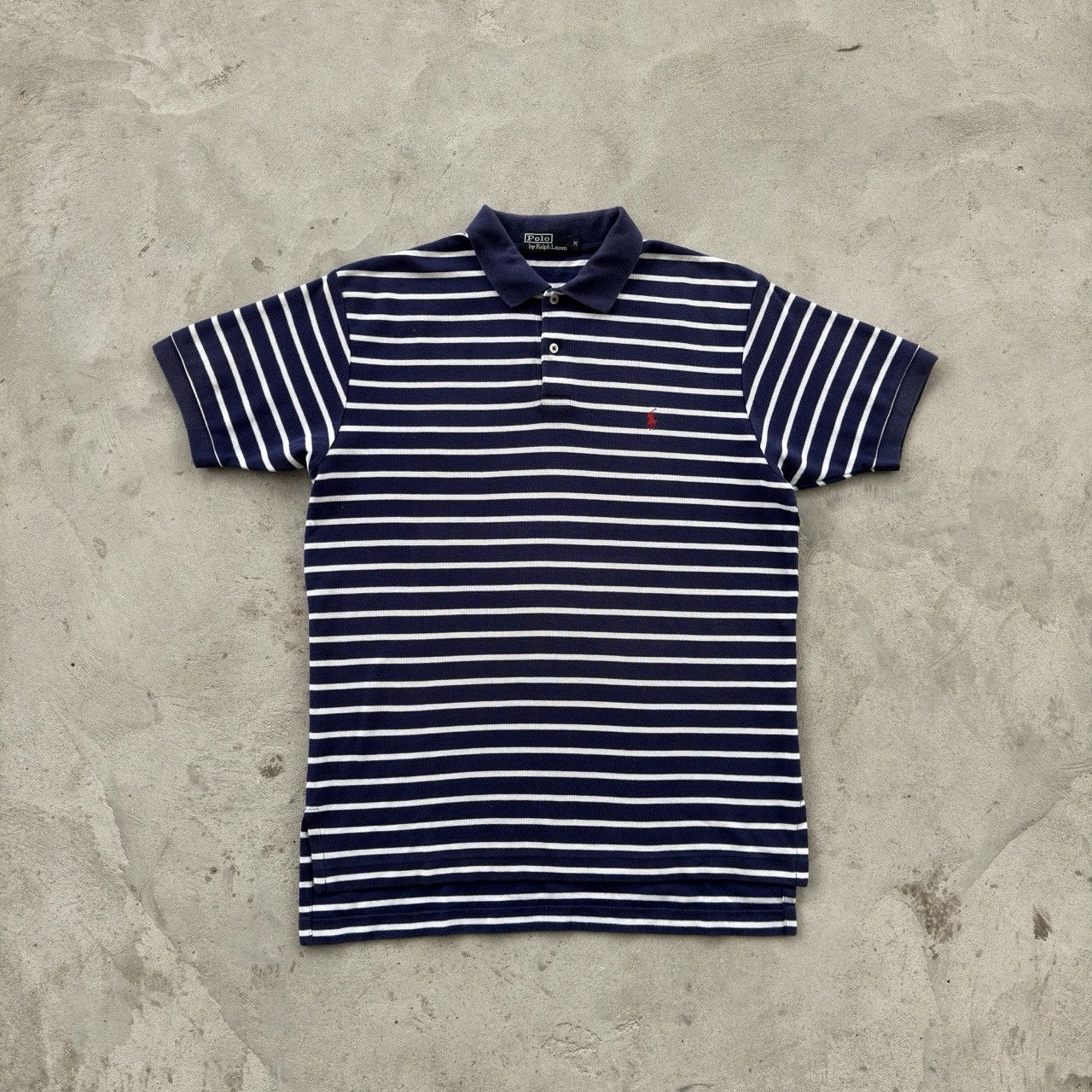 Polo Ralph Lauren Vintage Polo Ralph Lauren Short Sleeve Polo Shirt Red Pony Size US M / EU 48-50 / 2 - 1 Thumbnail