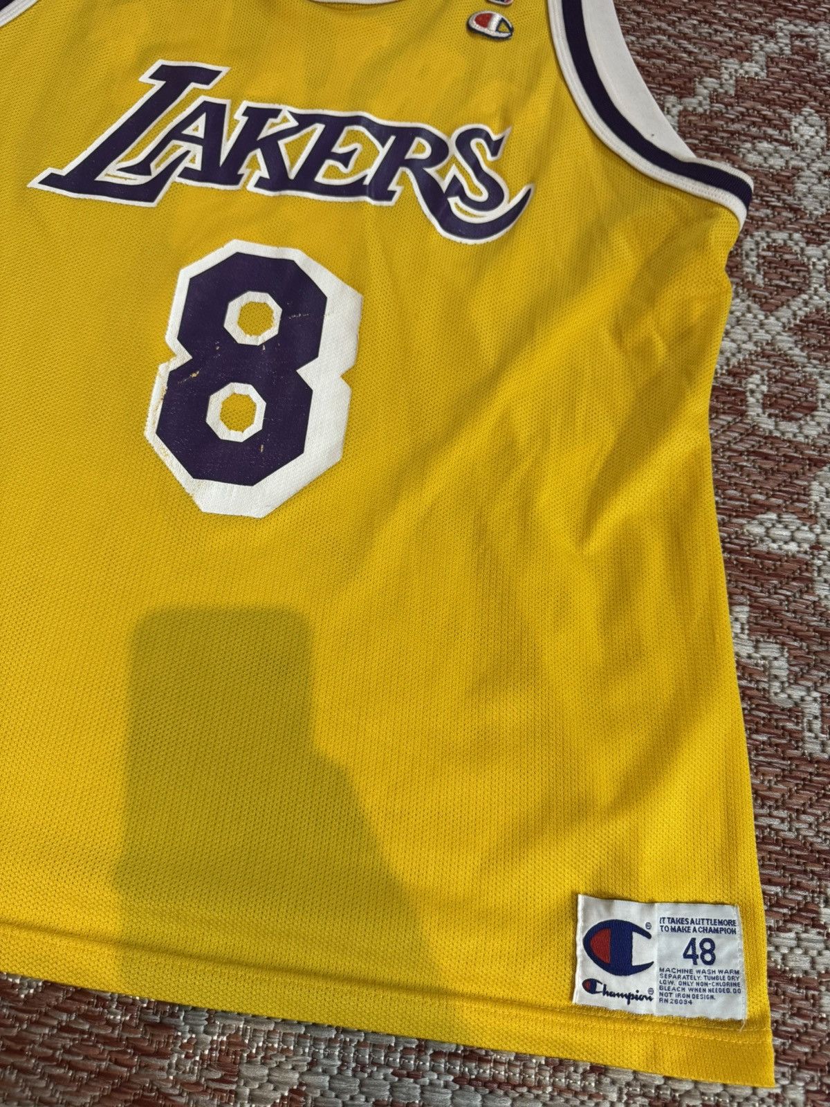 Champion Rare Kobe Bryant Lakers Jersey Size 48 Champion Yellow Size US XL / EU 56 / 4 - 3 Thumbnail