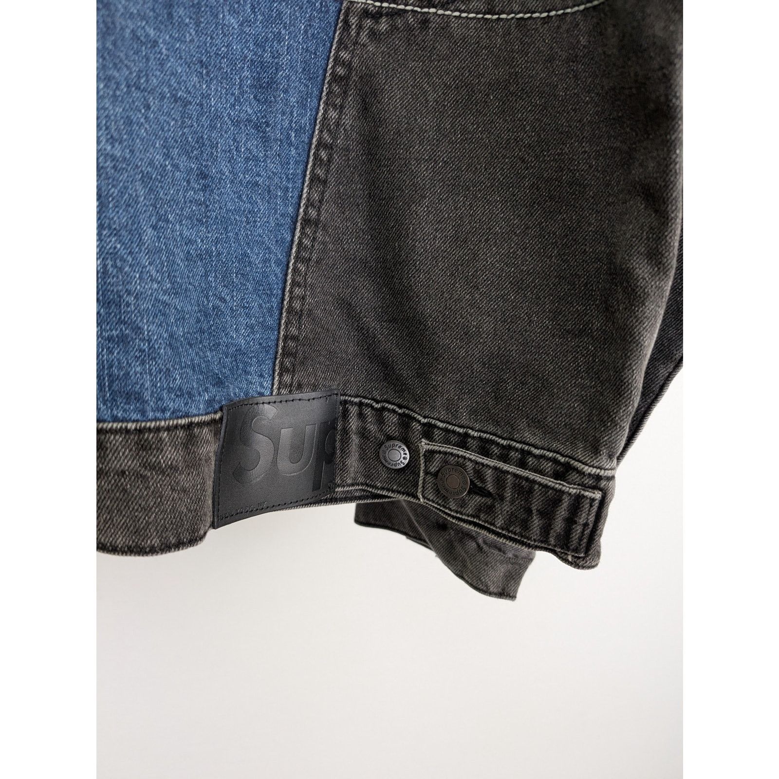 Supreme o1rshd1 Denim Jacket in Blue/Black Size US XL / EU 56 / 4 - 12 Thumbnail