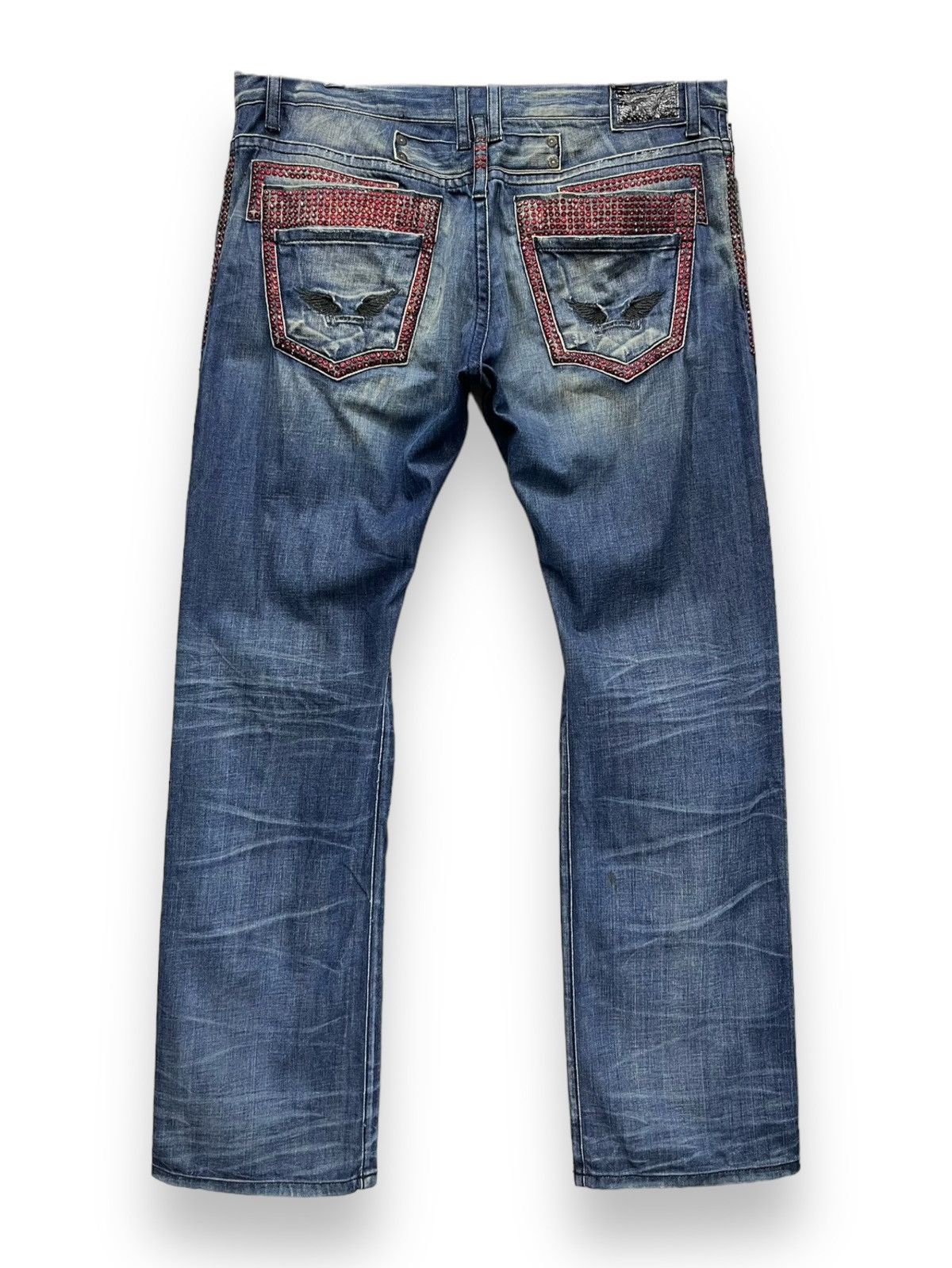 Robins Jeans FYE 40” ROBIN’S JEANS Sparkling Gemstone Double Back Pocket Size US 40 / EU 56 - 2 Thumbnail