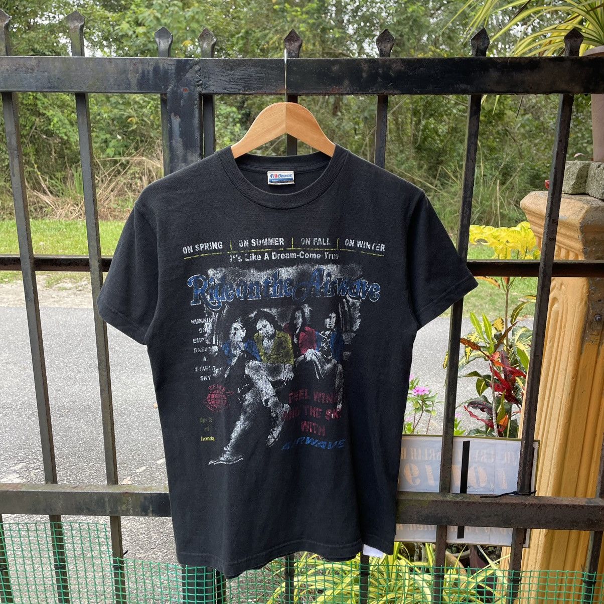 Band Tees × Beams Plus × Vintage 🔥🇯🇵Beams Honda Air Wave Rock Band Promo Collab Music Tee Size US M / EU 48-50 / 2 - 1 Thumbnail
