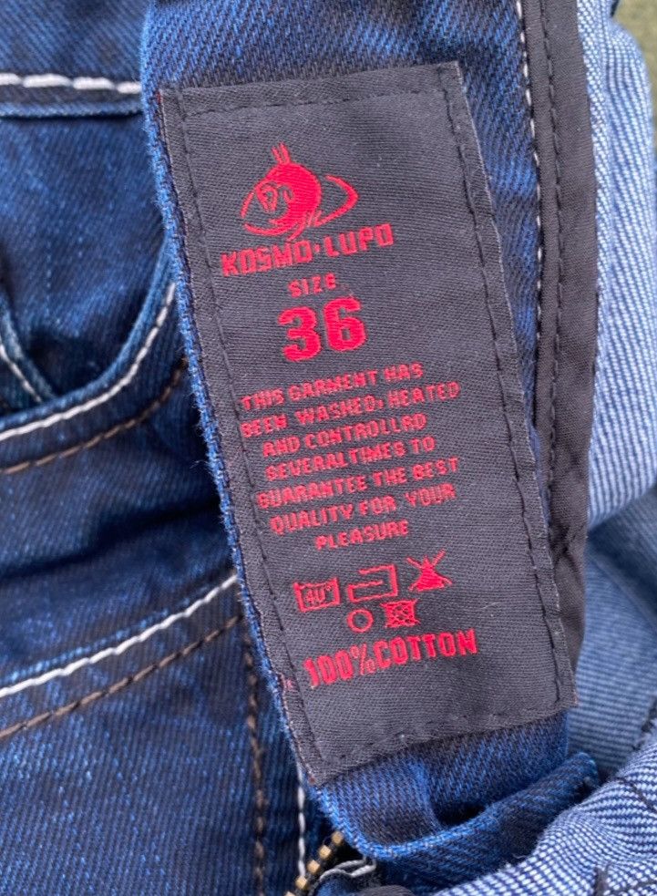 Japanese Brand × Vintage Vintage Japanese brand Cosmolupo y2k biker denim jeans Size US 40 / EU 56 - 10 Thumbnail