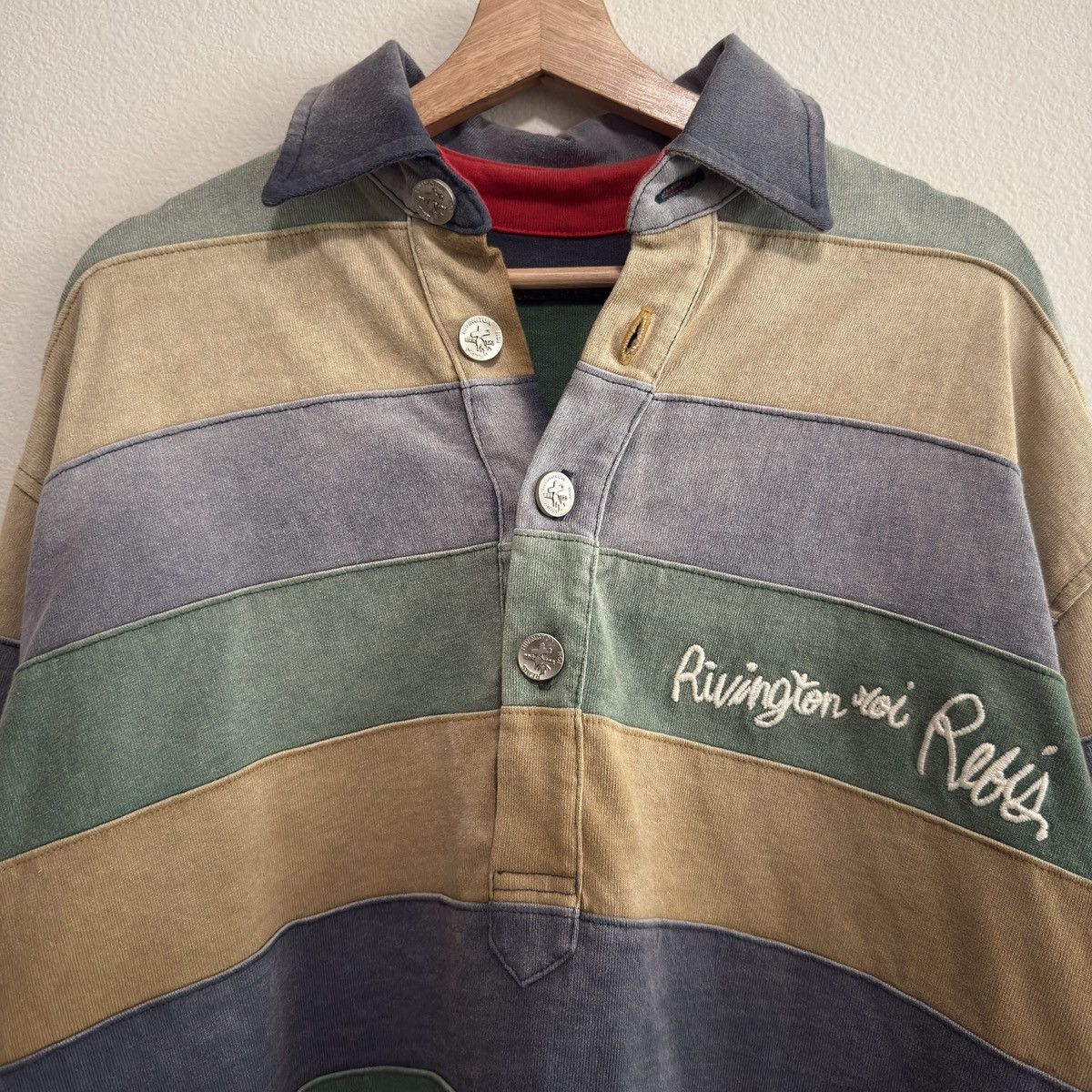 RRR-123 rivington roi rebis rugby polo shirt Size US XL / EU 56 / 4 - 2 Thumbnail