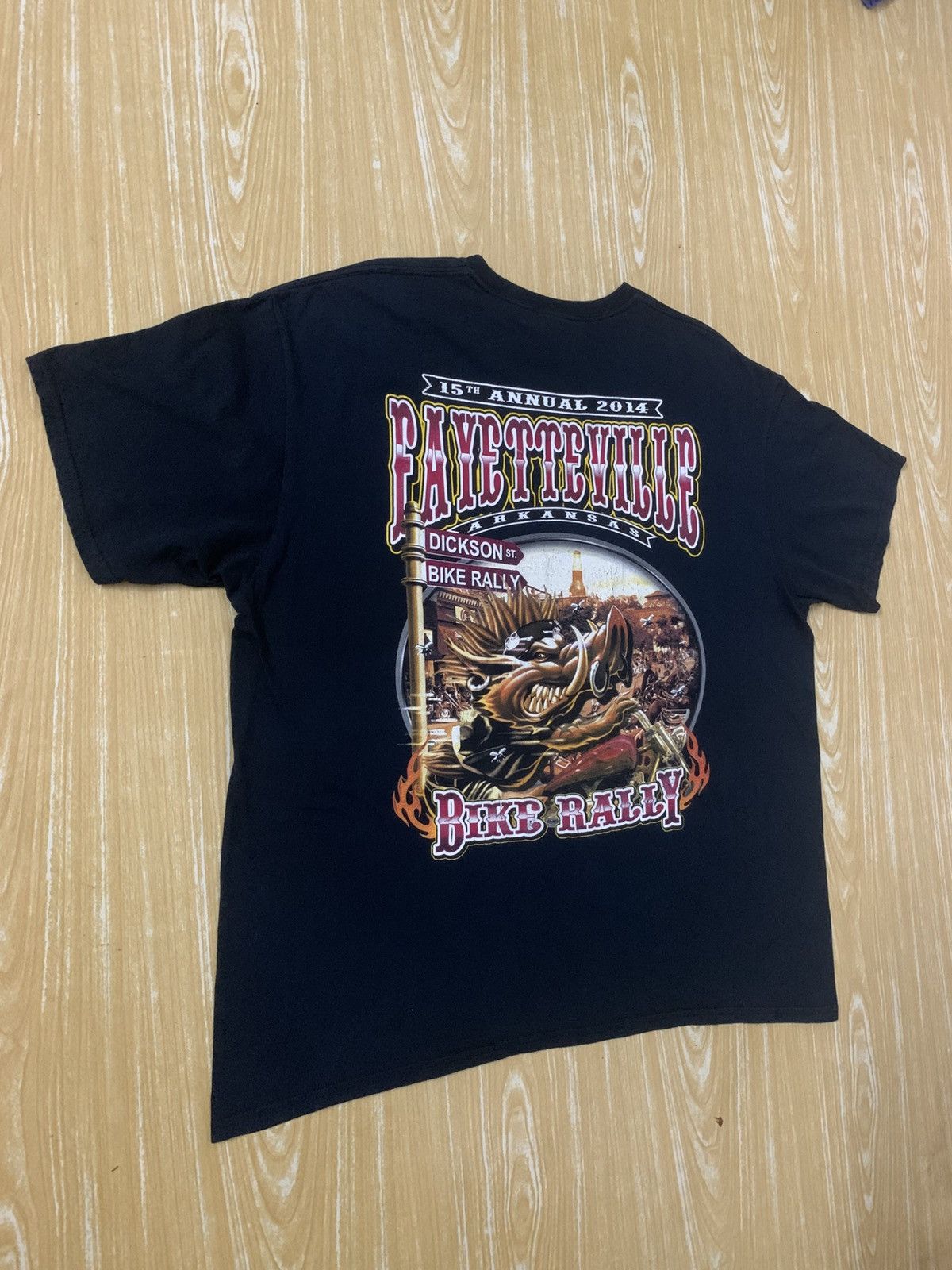 Other Fayetteville 15th Annual 2014 Hog Rider Bike Rally T Shirt Size US XXL / EU 58 / 5 - 7 Thumbnail