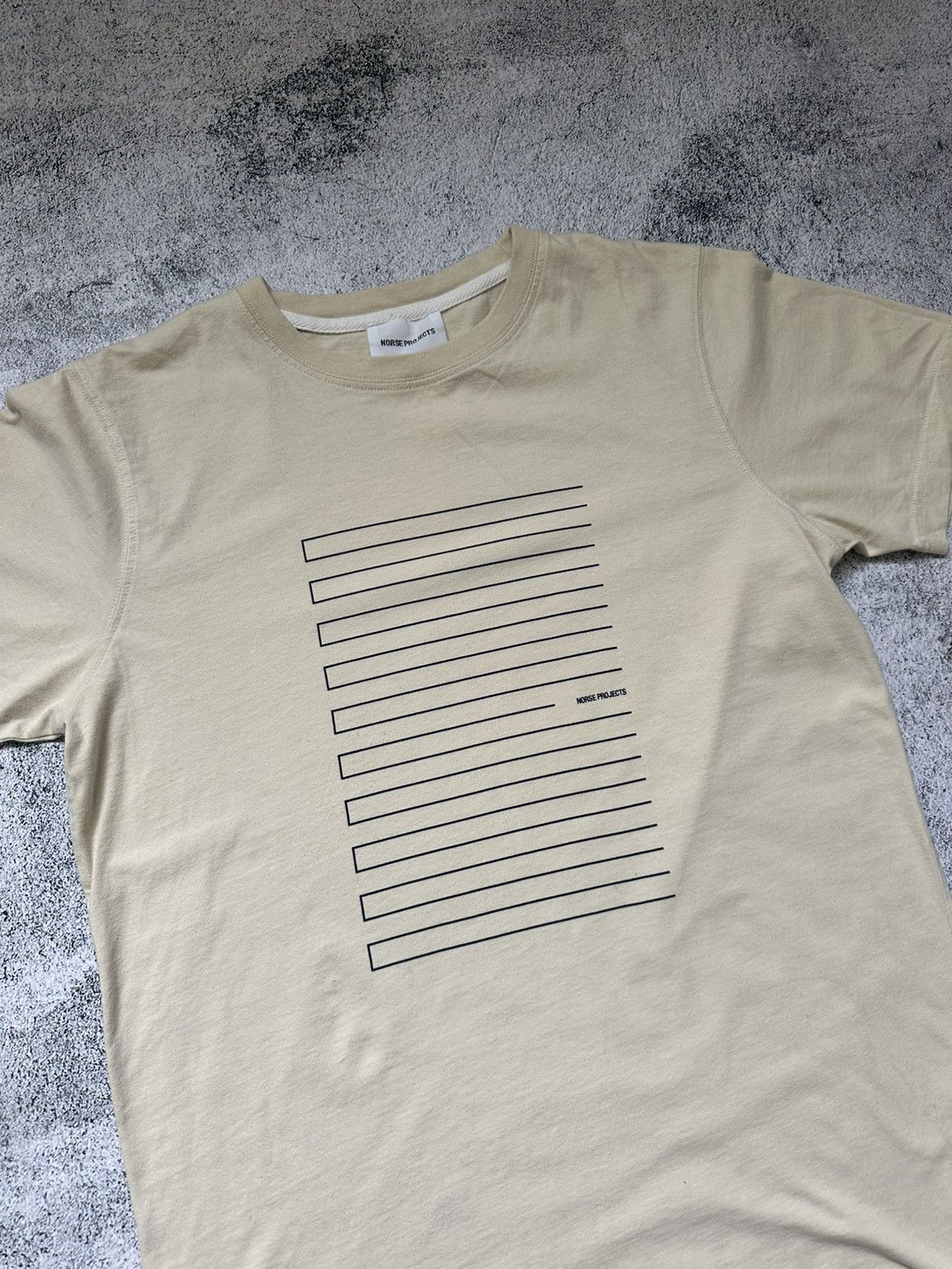 Norse Projects Norse Project Sweater Box Logo Beige Fit Size US M / EU 48-50 / 2 - 4 Thumbnail