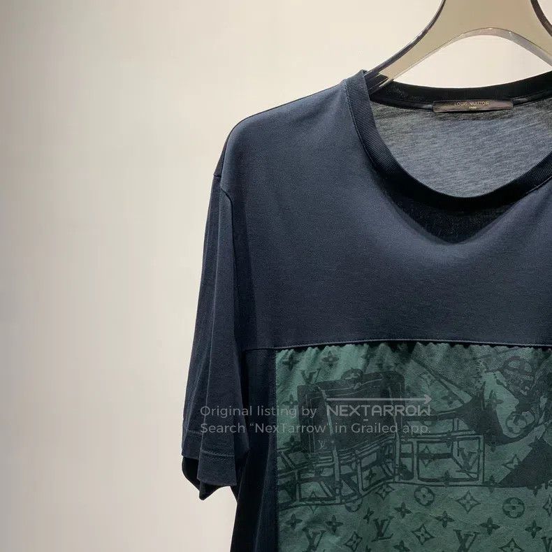 Louis Vuitton Louis Vuitton Chest patch full print short sleeve T-shirt Size US L / EU 52-54 / 3 - 5 Thumbnail