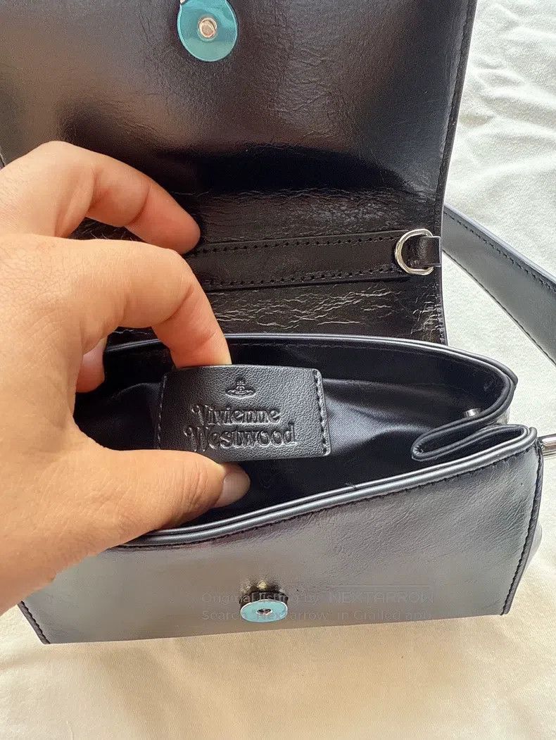 Vivienne Westwood Vivienne Westwood size os Hazel Underarm Bag, black patent Size ONE SIZE - 8 Thumbnail