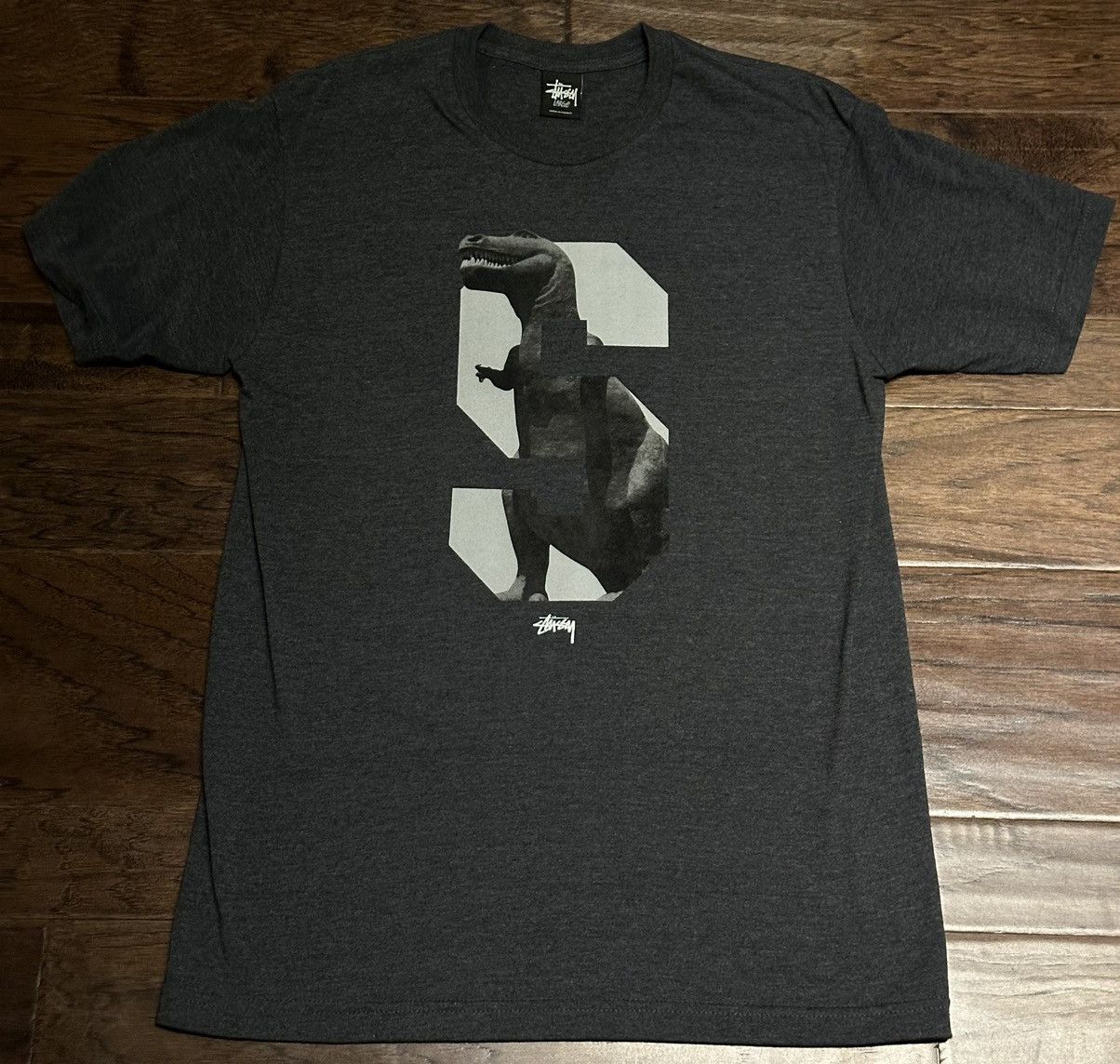 Stussy Stussy S Dino Tee - Dark Gray Size US L / EU 52-54 / 3 - 2 Thumbnail