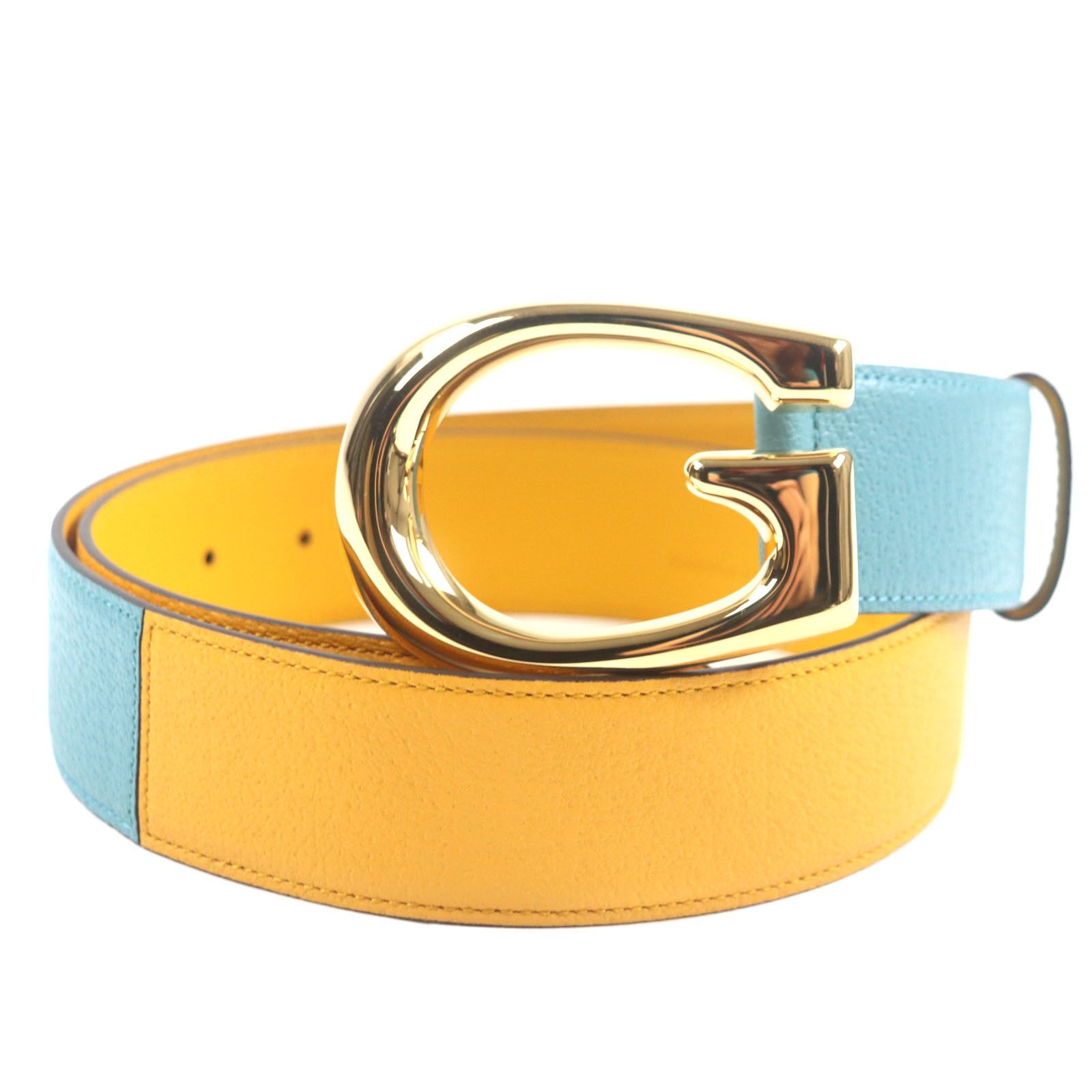 Gucci Gucci Gucci G logo Leather Belt Leather Belt 709954 DUTY FREE for USA Size ONE SIZE - 1 Thumbnail