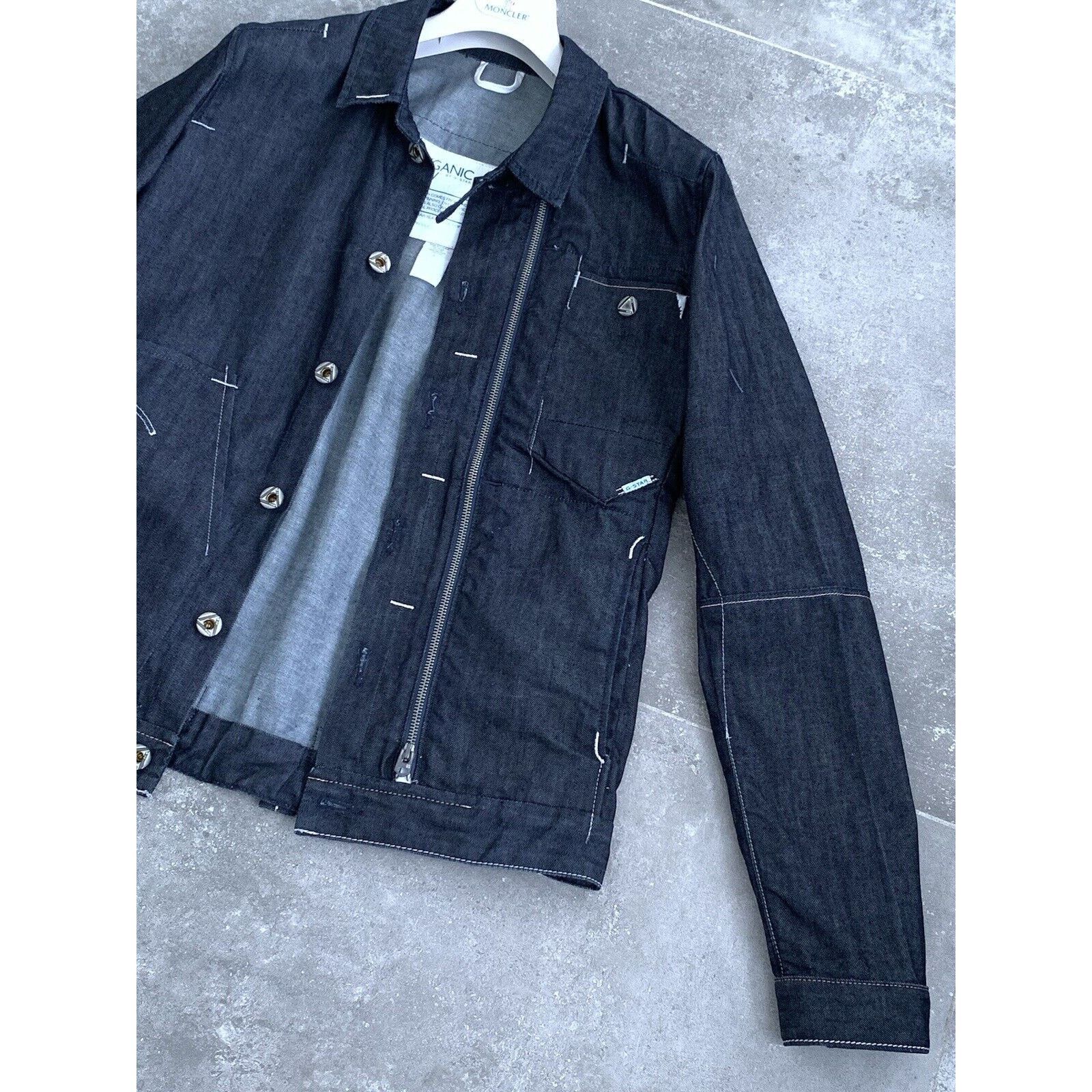 G-Star Mens G-STAR ORGANIC Raw Alcatraz Denim Jacket Coat SZ M EU48 Size US M / EU 48-50 / 2 - 19 Thumbnail