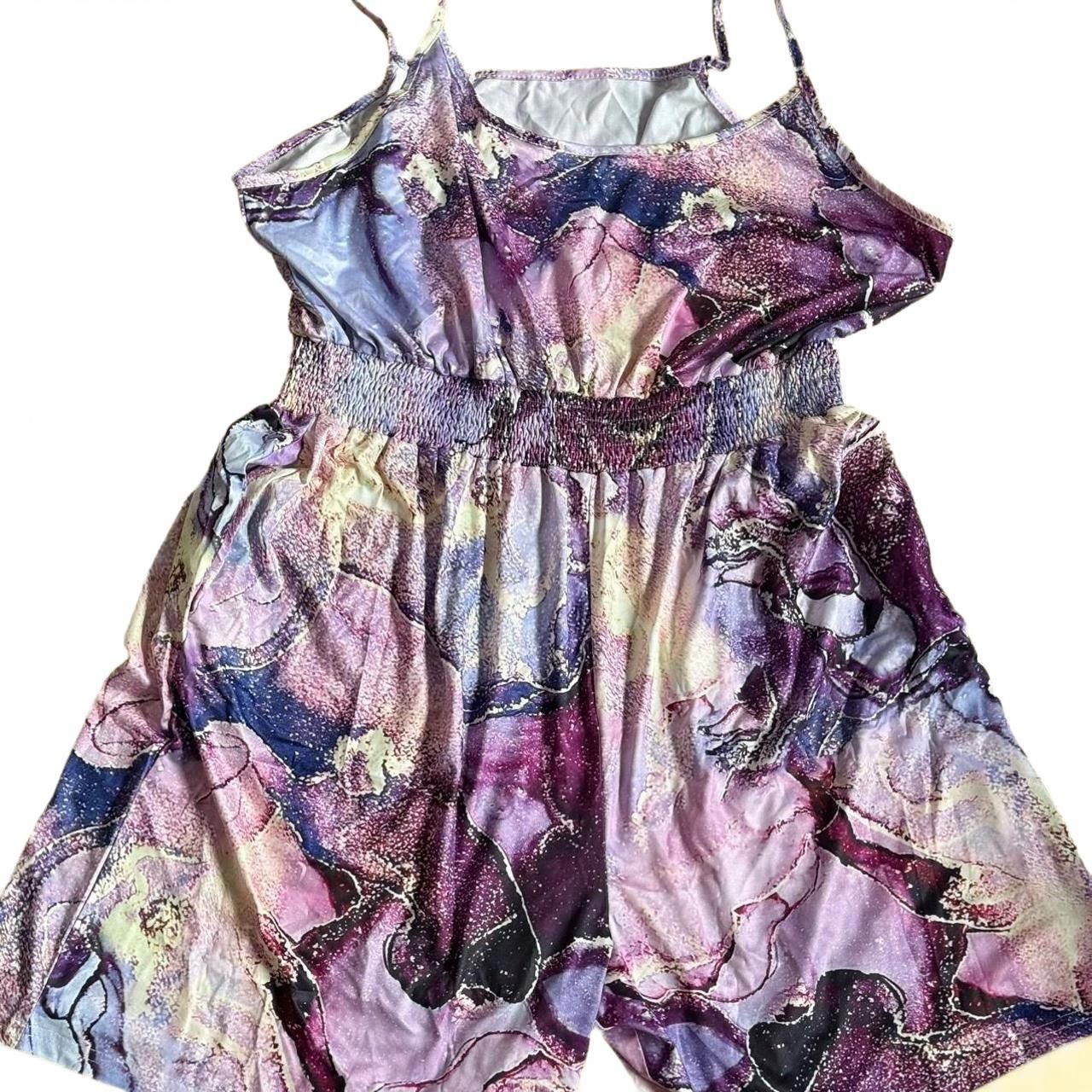 Designer Chic Abstract Print Romper Size 42" / US 20 - 2 Thumbnail