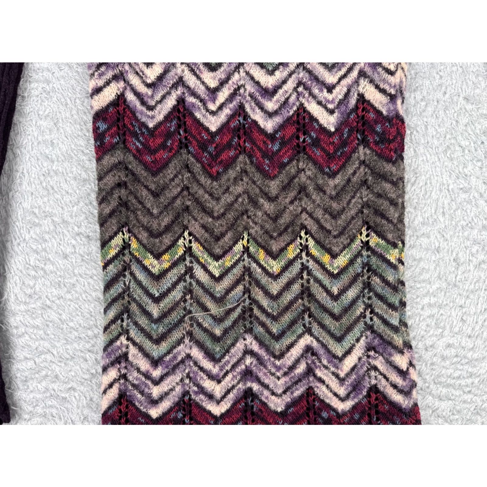 Free People VINTAGE Free People Bohemian Dress Women's Small Short Sleeve Crochet Wool Chevron Bell Sleeve Casual Fall Winter Summer Size S / US 4 / IT 40 - 7 Thumbnail