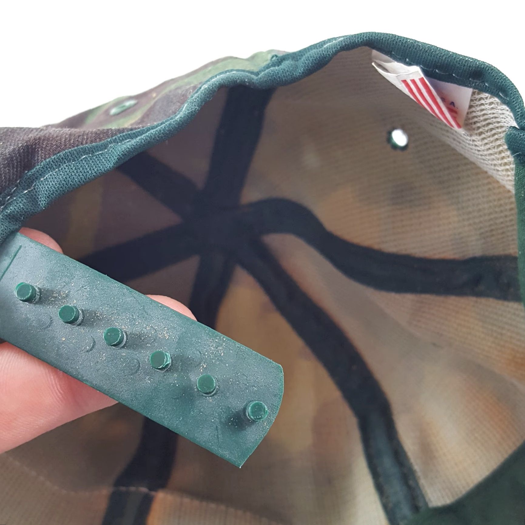 Vintage VINTAGE Levi Garrett Camo Snapback Hat | Adjustable One Size | Green | 80s 90s USA Outdoors Mens Size ONE SIZE - 7 Thumbnail
